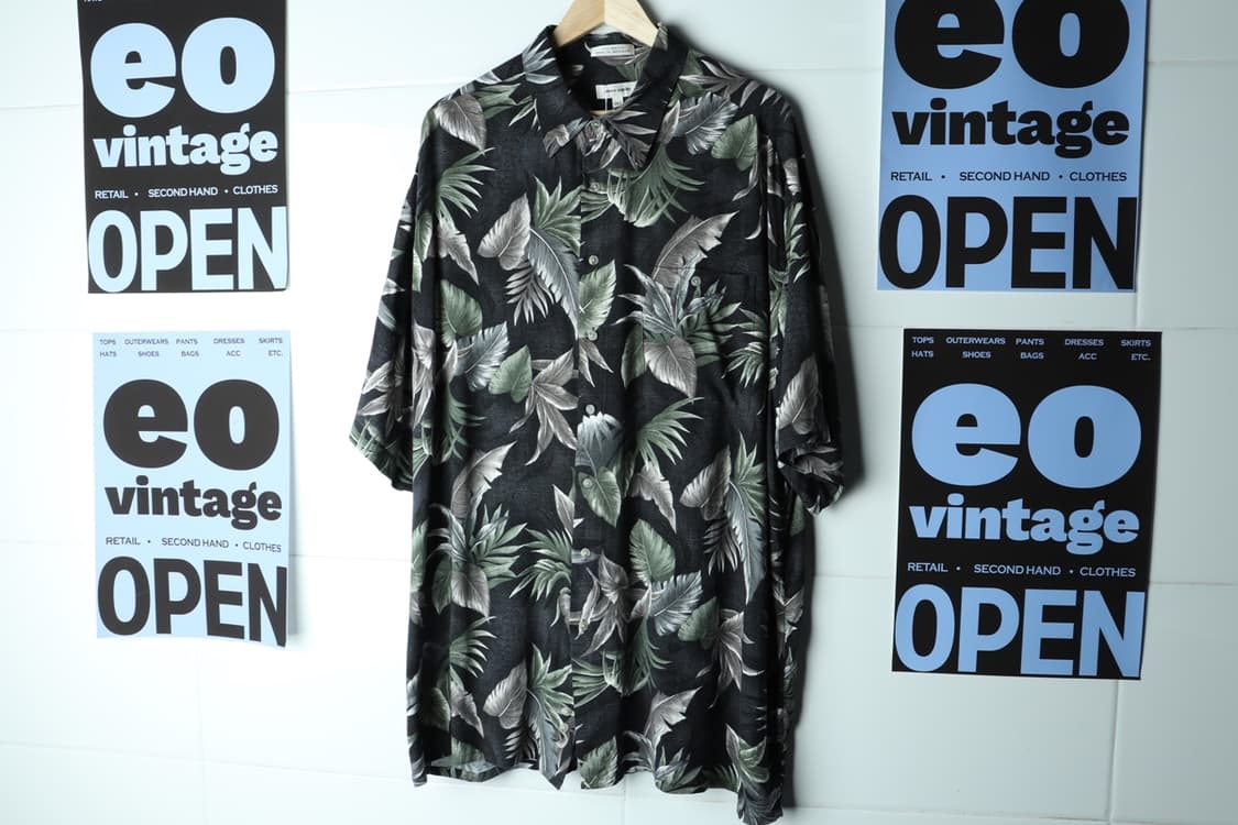 (2XL-3XL) 피에르가르뎅 반팔셔츠 남방 90S 년대 롱-H33095 상품이미지2
