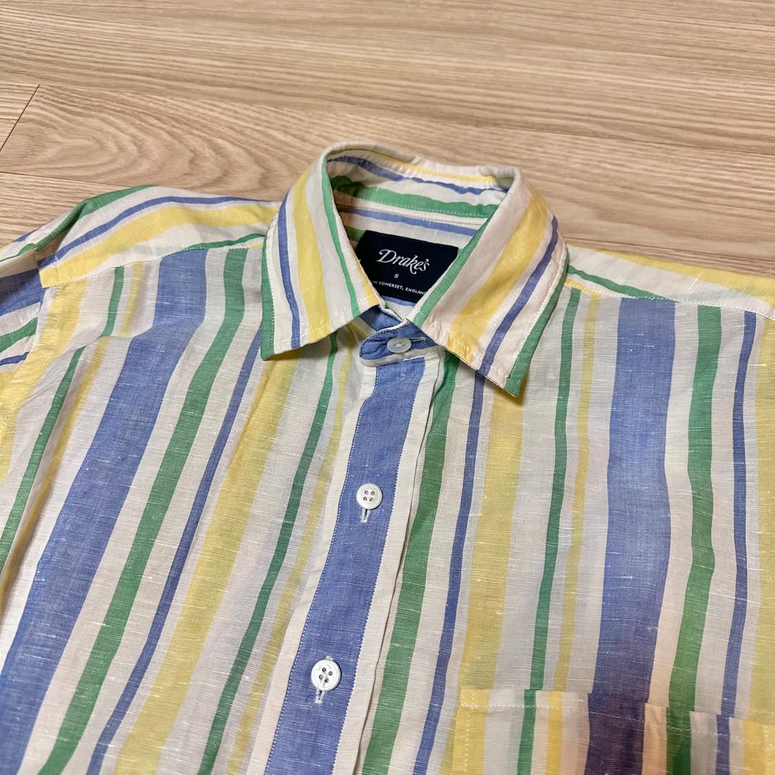 드레익스 원포켓 린넨/코튼 셔츠 S 상품이미지2