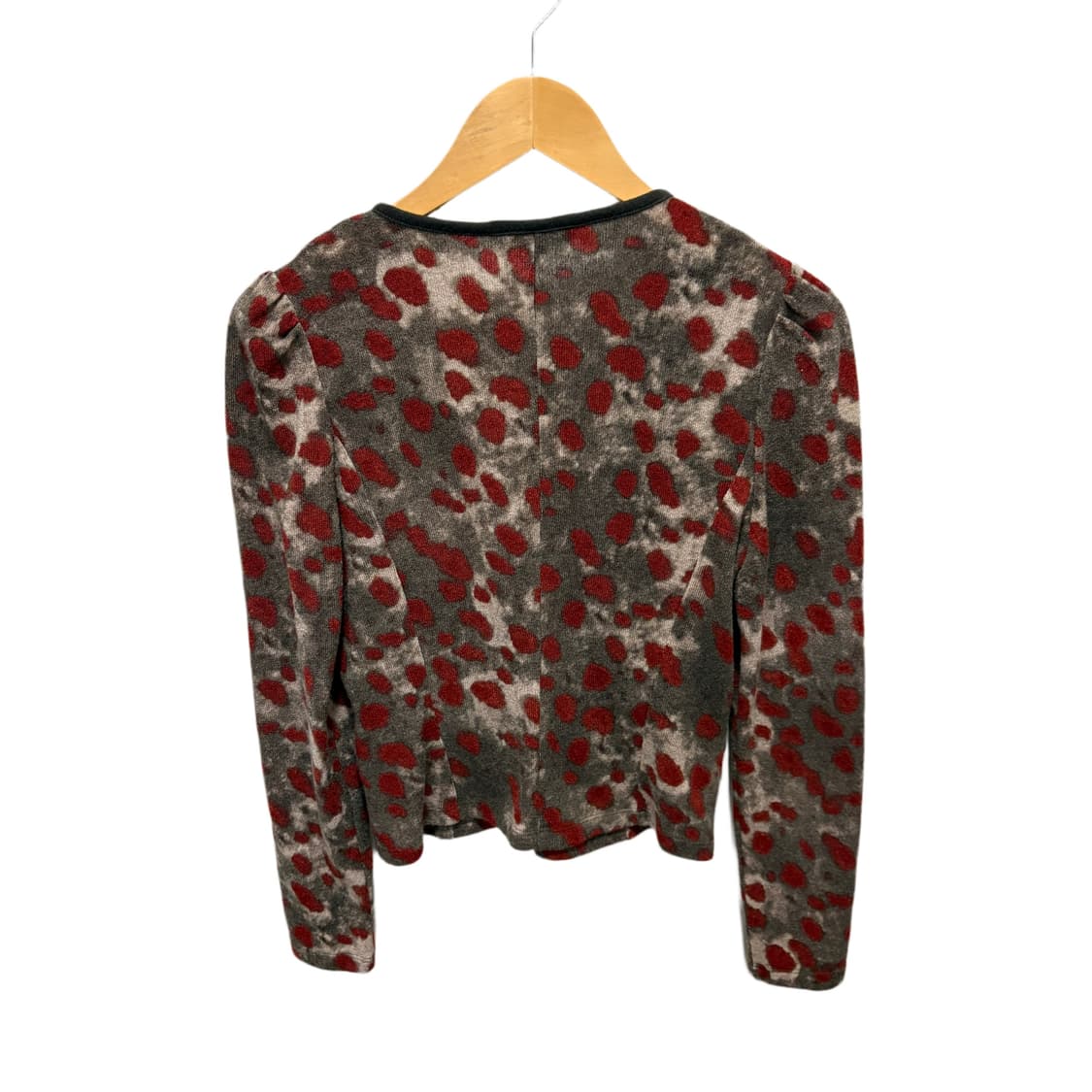 빈티지 레드 도트 가디건 상품이미지6