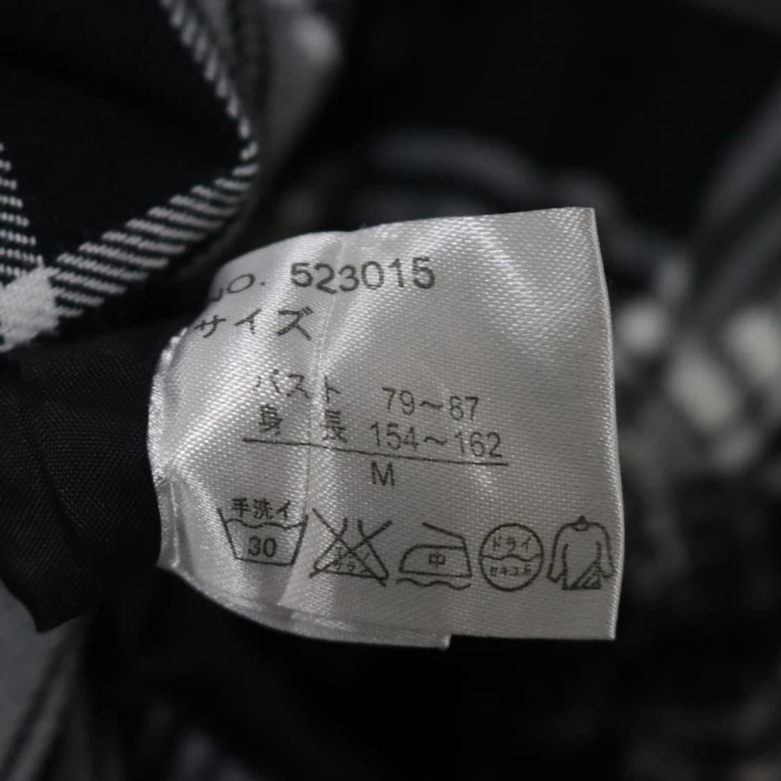 블랙 체크 뷔스티에 미니 원피스 61133 상품이미지9