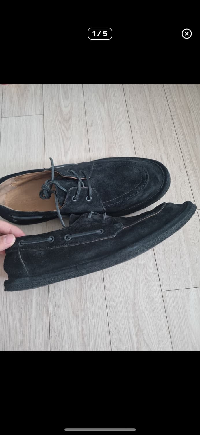 드리스반노튼 surede flat bote shoes black 275 상품이미지1