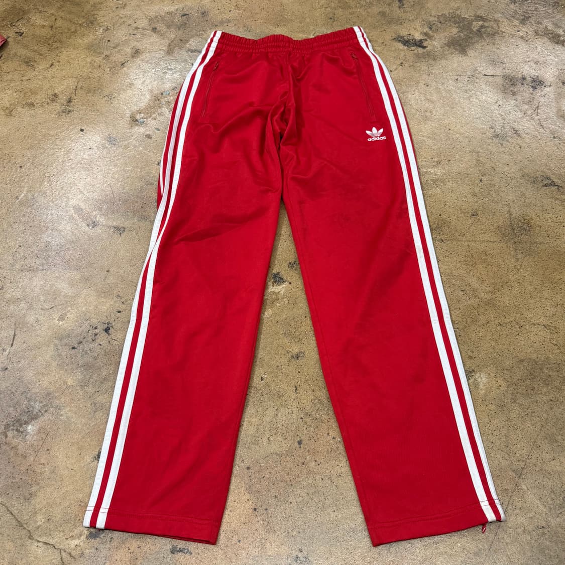 [정품/S] 아디다스 3선 트레이닝 바지 레드 b8 상품이미지2