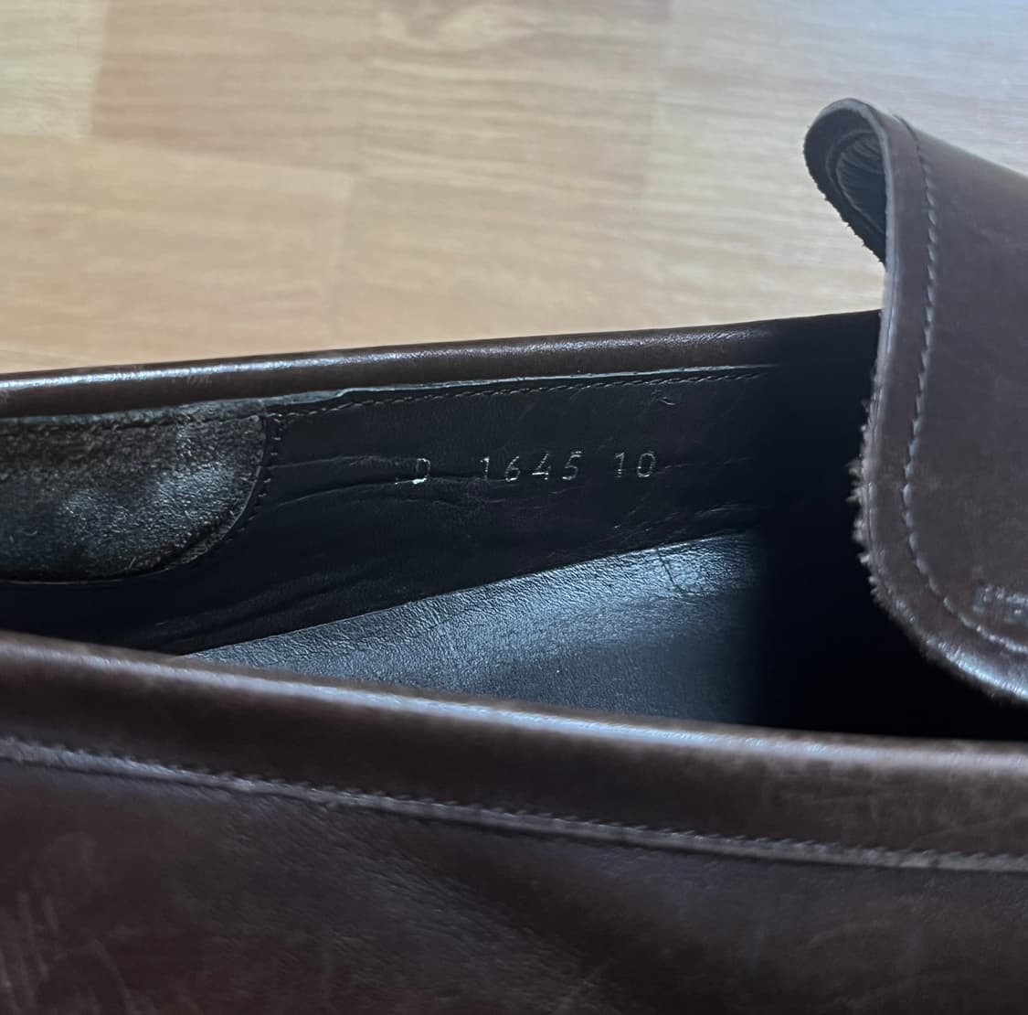 프라다 00s 다크 브라운 로퍼 상품이미지5