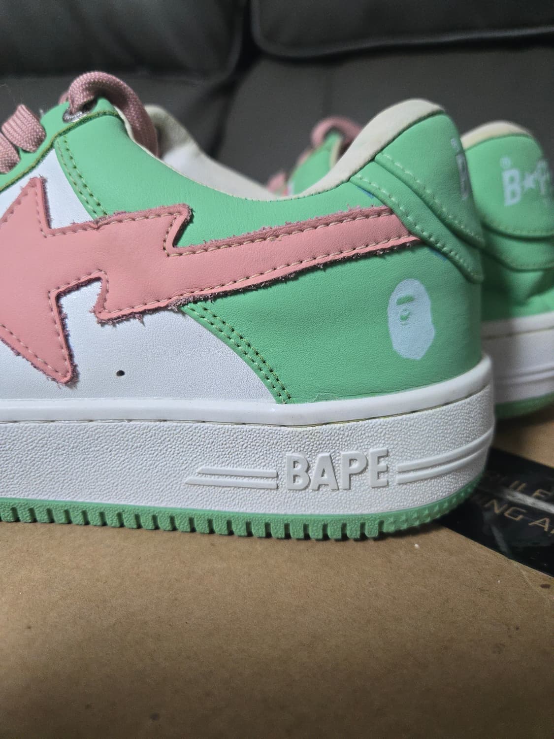 베이프 베이프 스타 로우 파스텔 그린 245 상품이미지4