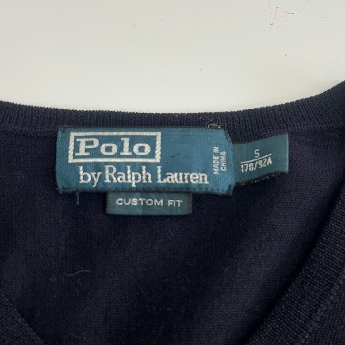 Polo 폴로 그린포니 네이비 브이넥 니트 상품이미지6