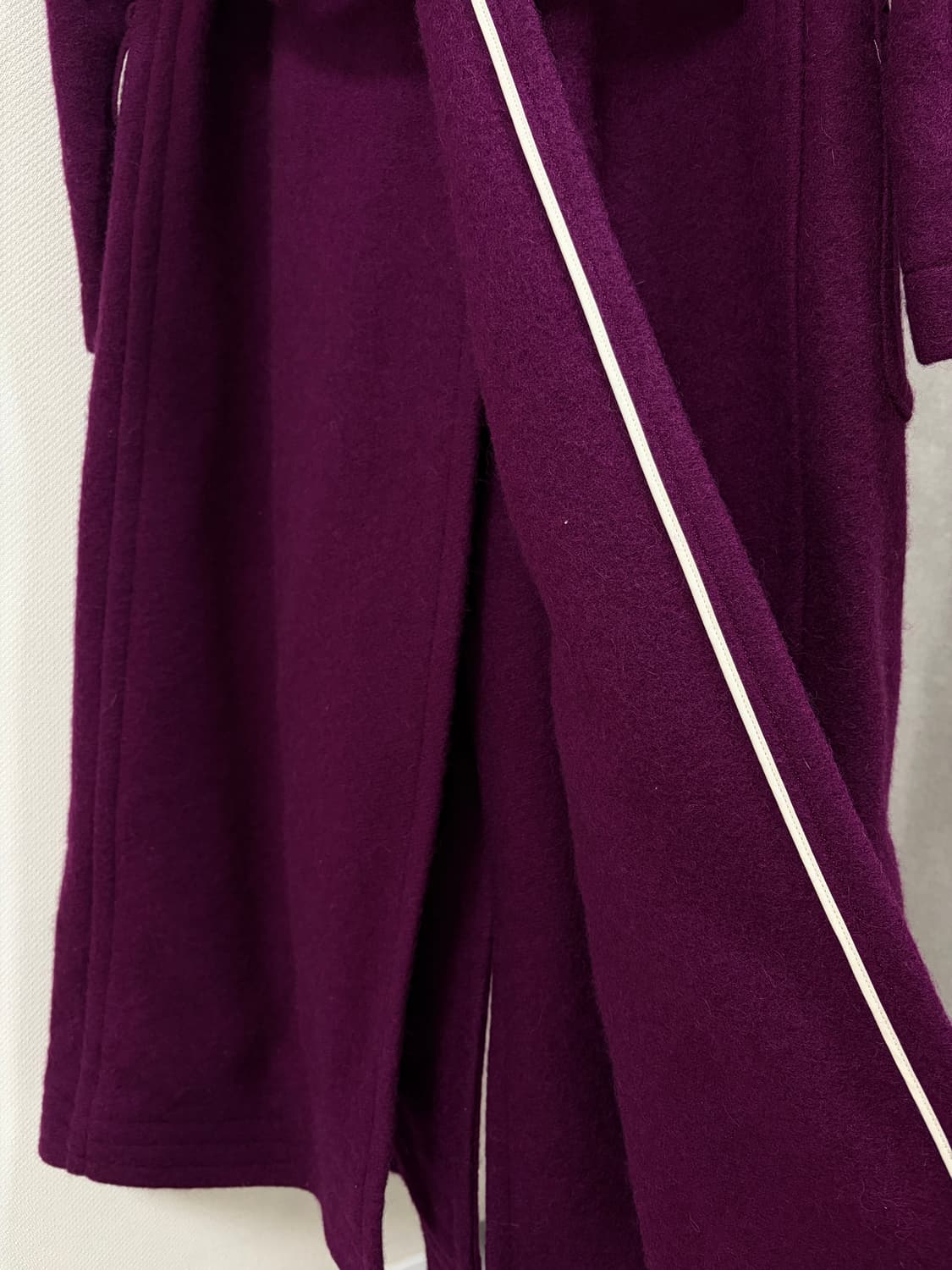 빈티지 포도 플럼 떡볶이 코트 상품이미지4