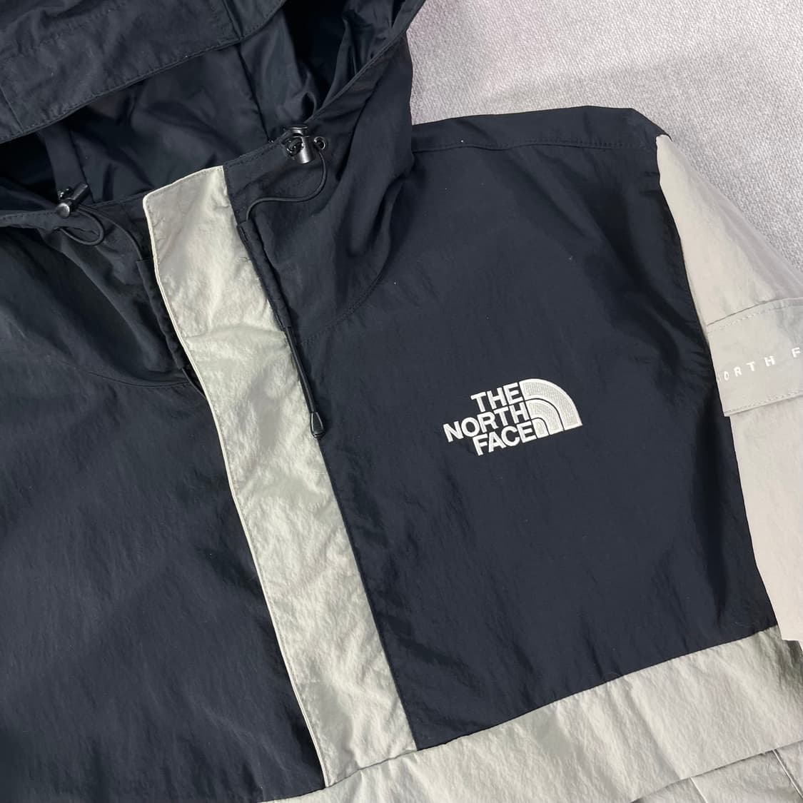 100 노스페이스 화이트 라벨 뉴 달튼 후디 아노락 반집업 상품이미지2