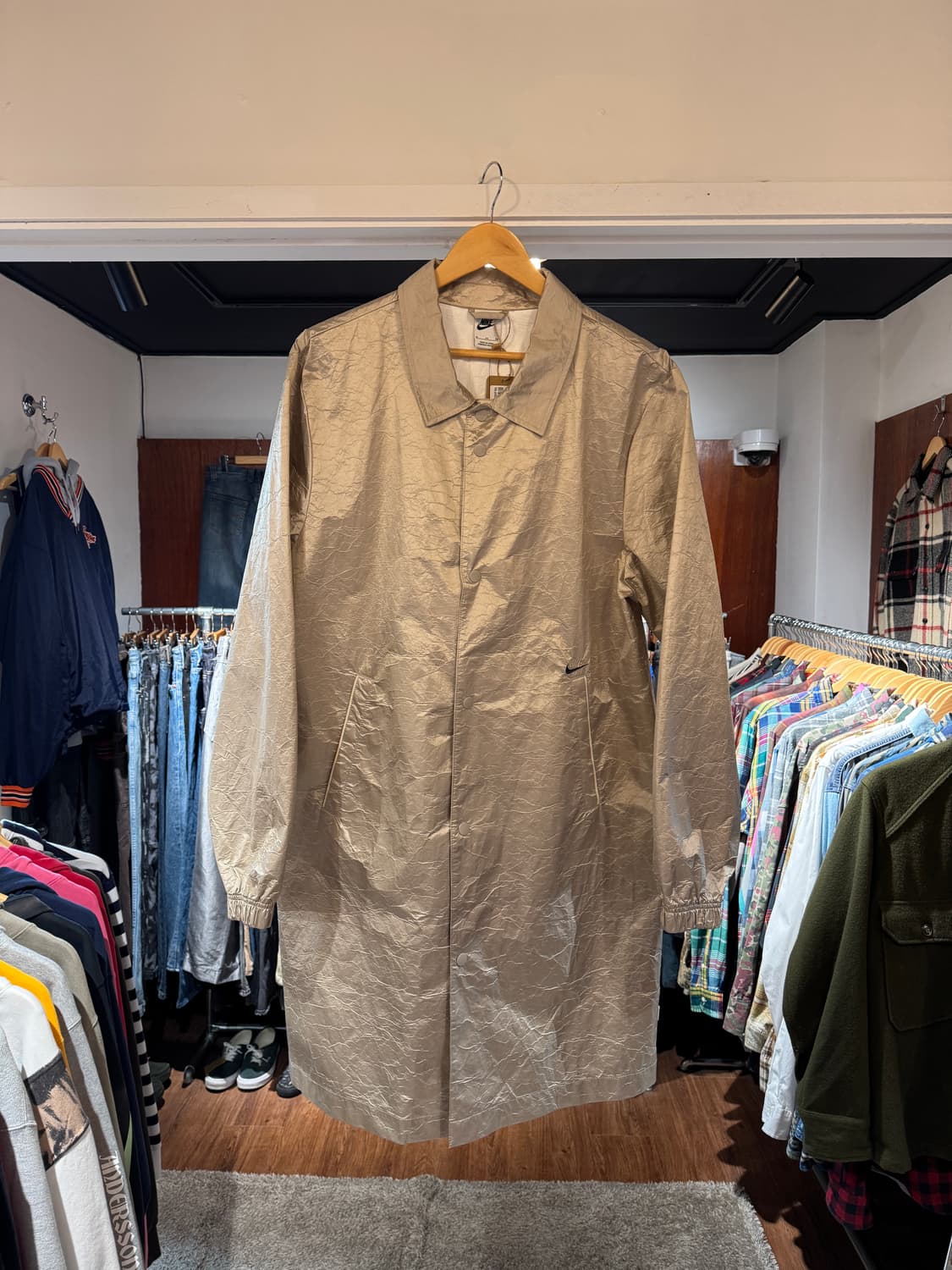 나이키 에센셜 롱 코치자켓 새상품 XL 상품이미지1