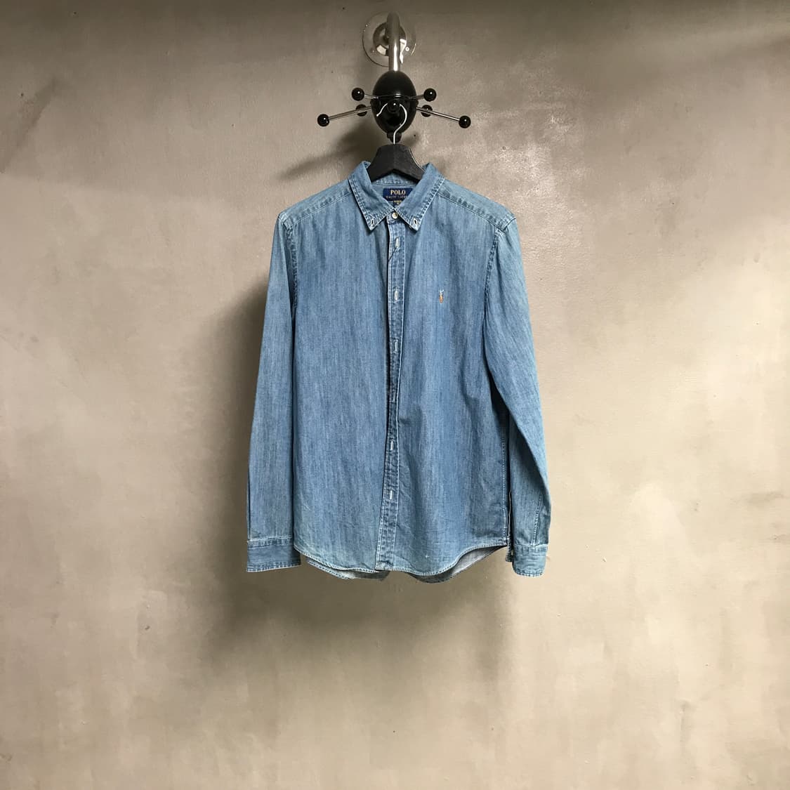 폴로 랄프로렌 QR 데님 셔츠 XL18-20 상품이미지1