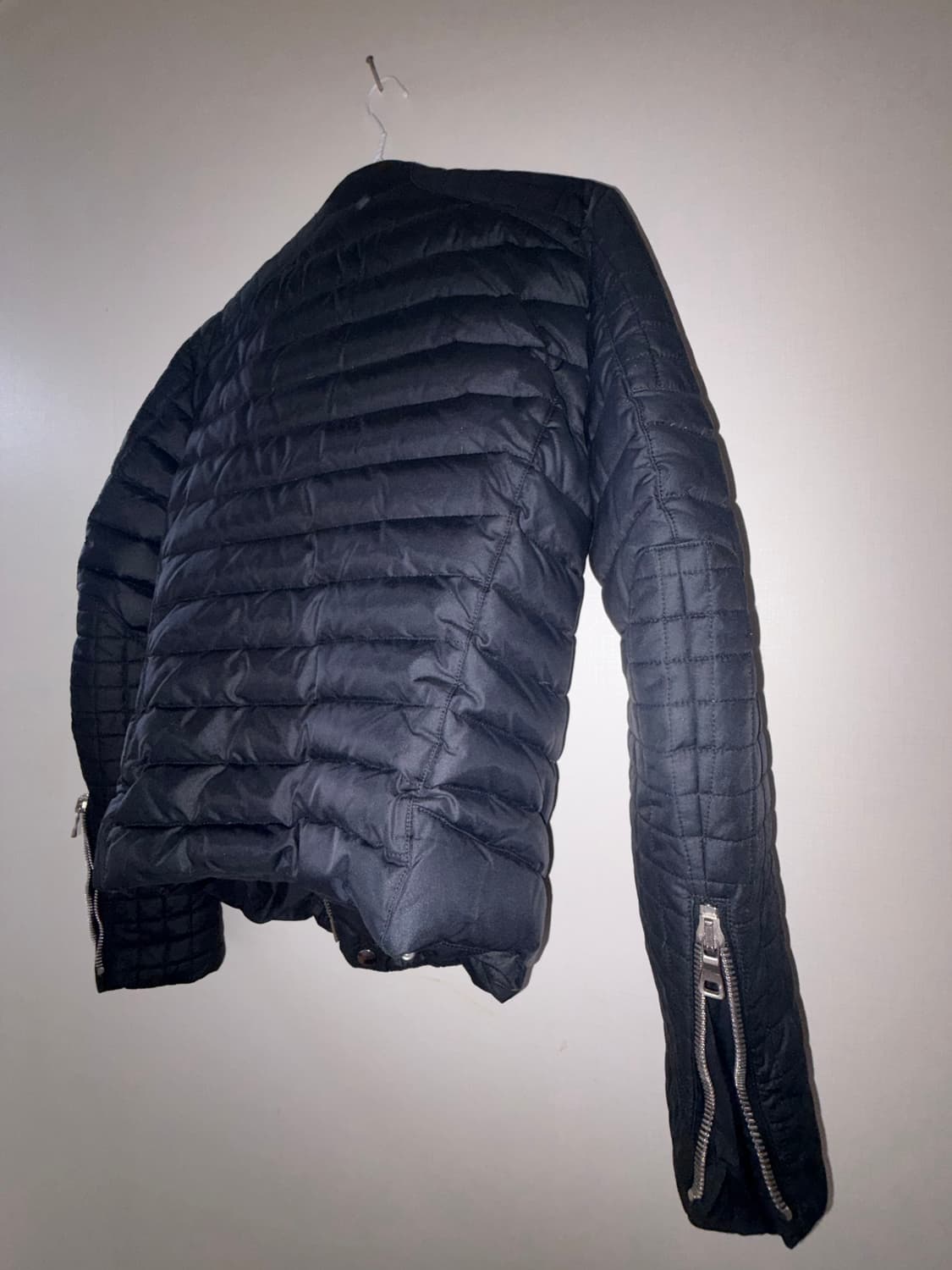 발망패딩 바이커 자켓 상품이미지4