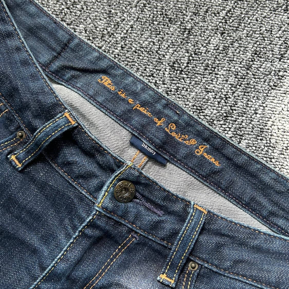 리바이스 스키니 로우라이즈 데님 팬츠 상품이미지2
