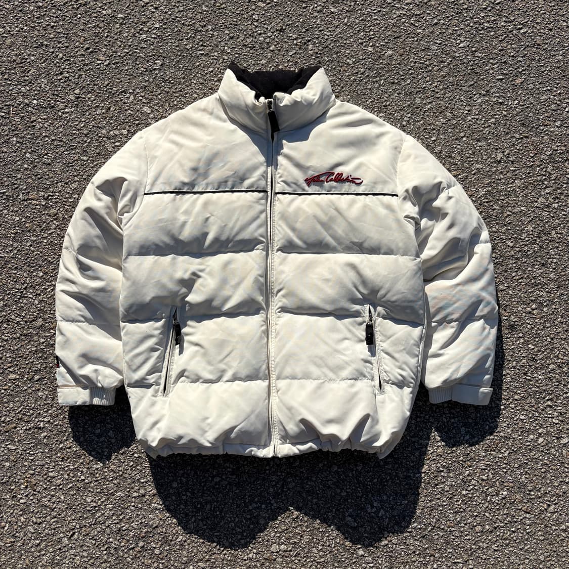 Fubu 푸부 올드스쿨 덕다운 화이트 패딩 자켓 상품이미지4