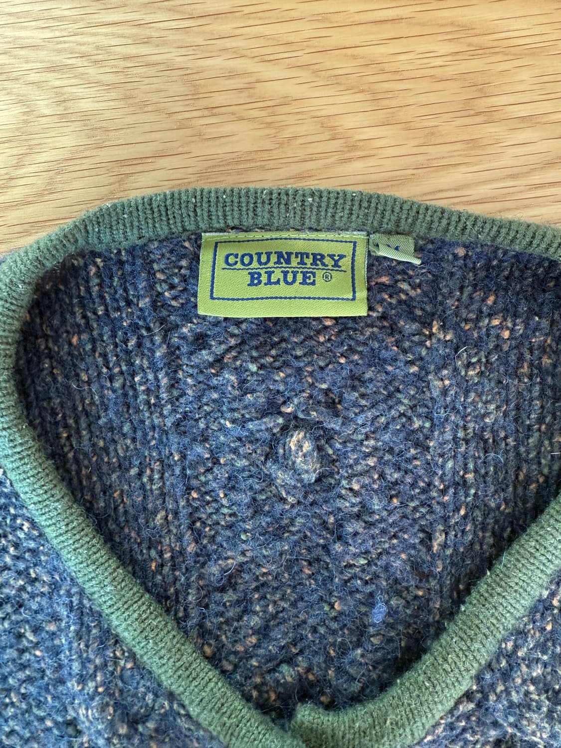 COUNTRY BLUE 헤비울 가디건 상품이미지7