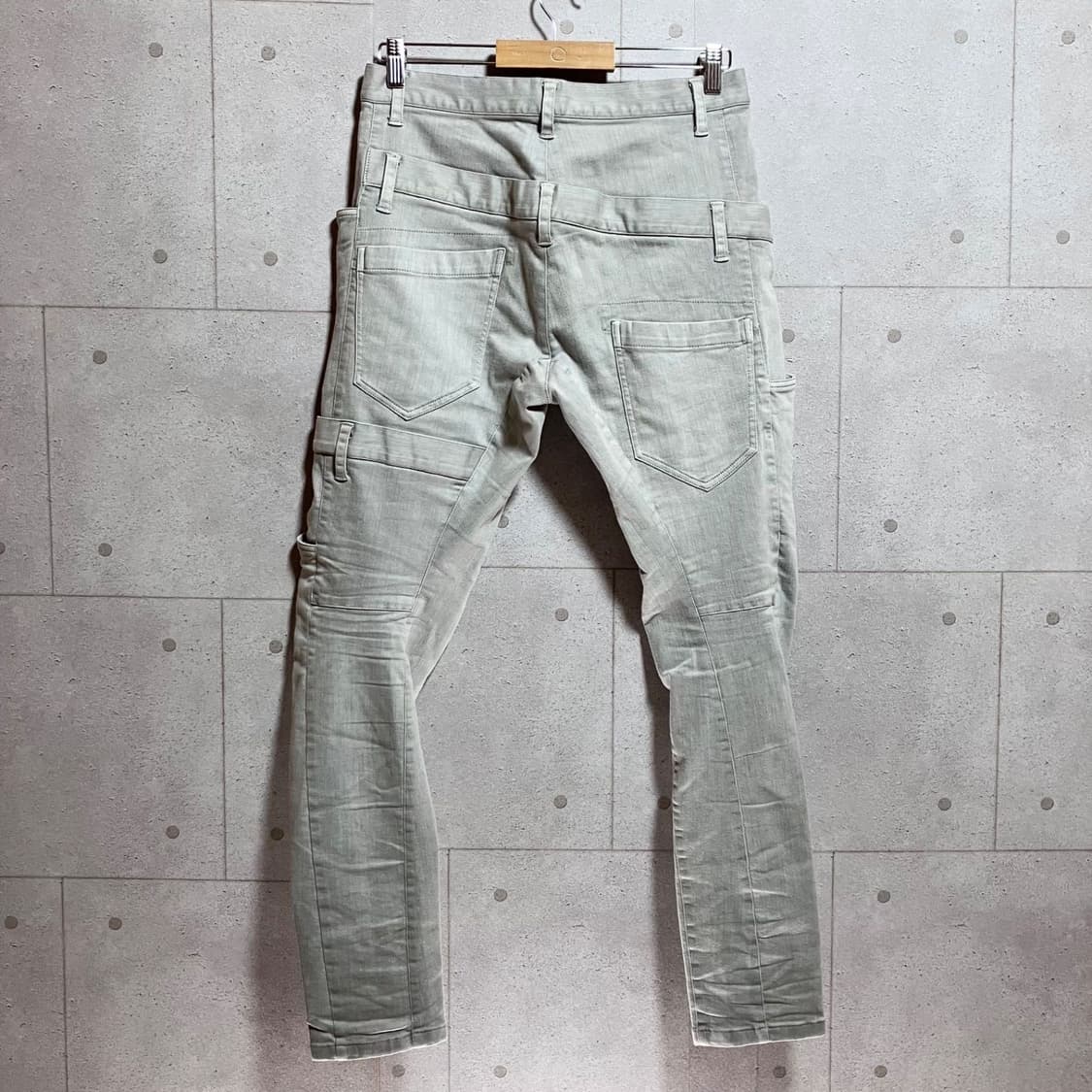 Bajra 스트레치 데님 팬츠 더블 웨이스트 사루엘 팬츠 상품이미지2