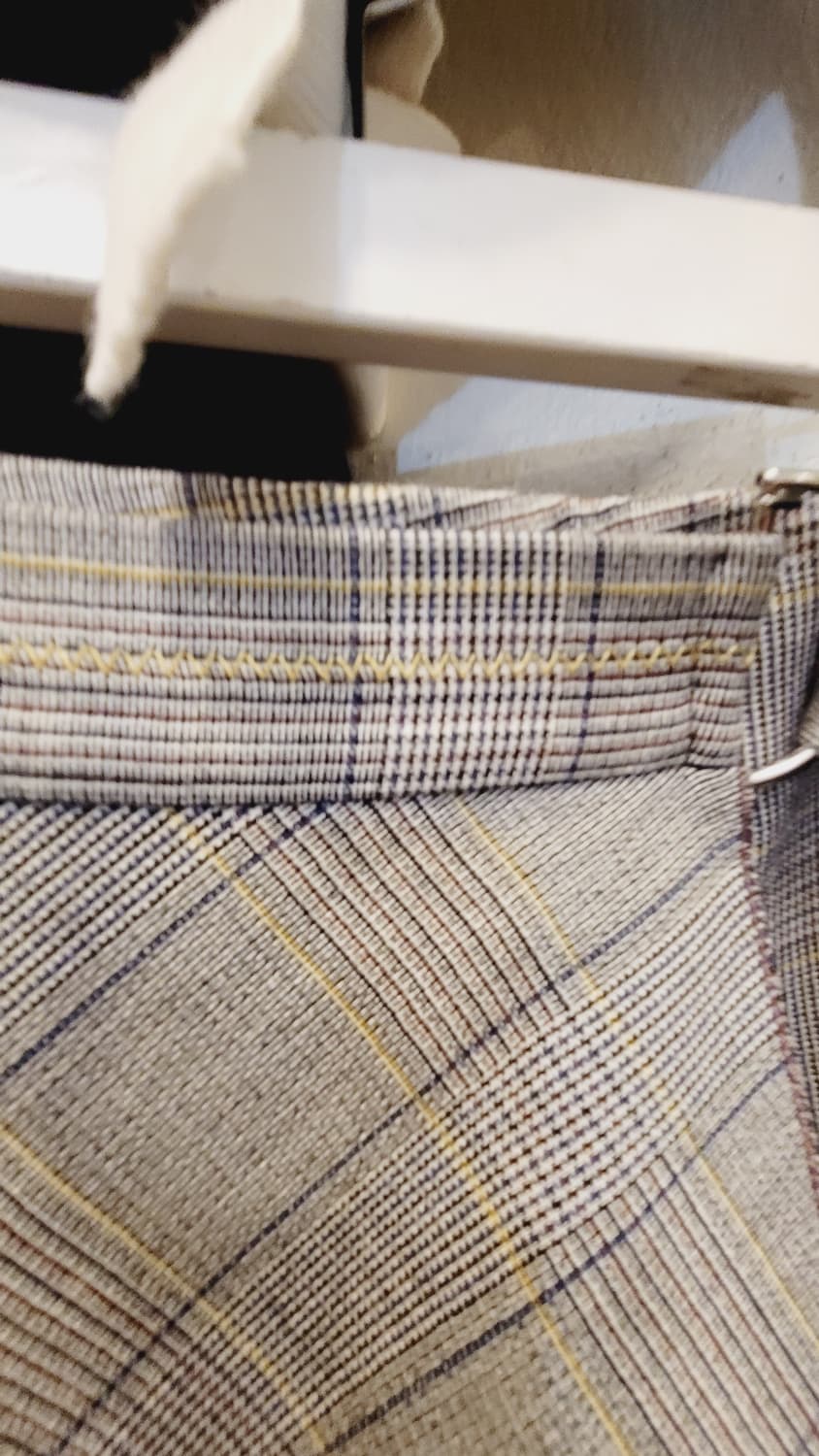 시스템 리본 케이블 가디건.보브 언발체크스커트 상품이미지10