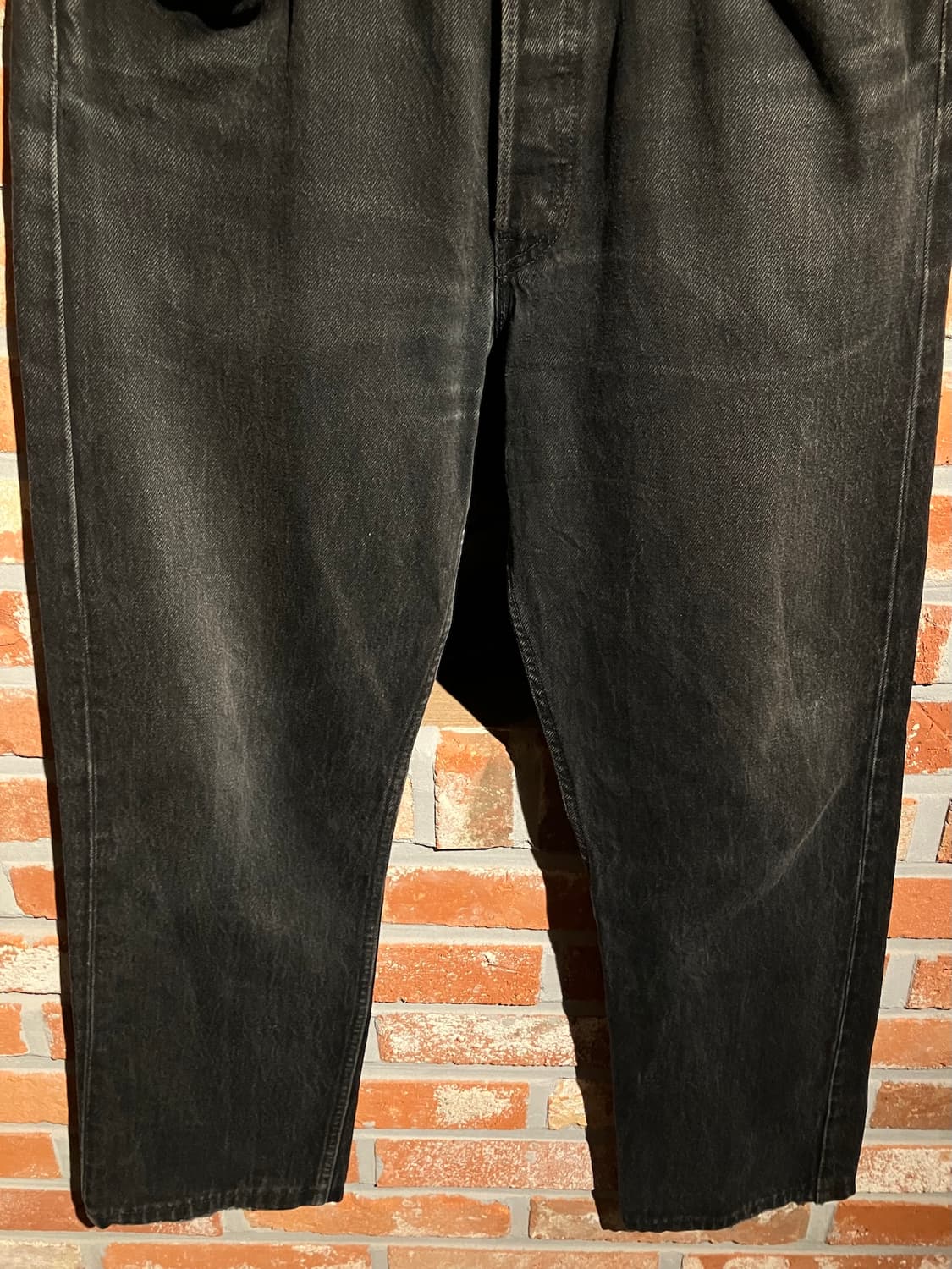 90s USA 빈티지 리바이스 501 블랙 데님 팬츠 상품이미지4