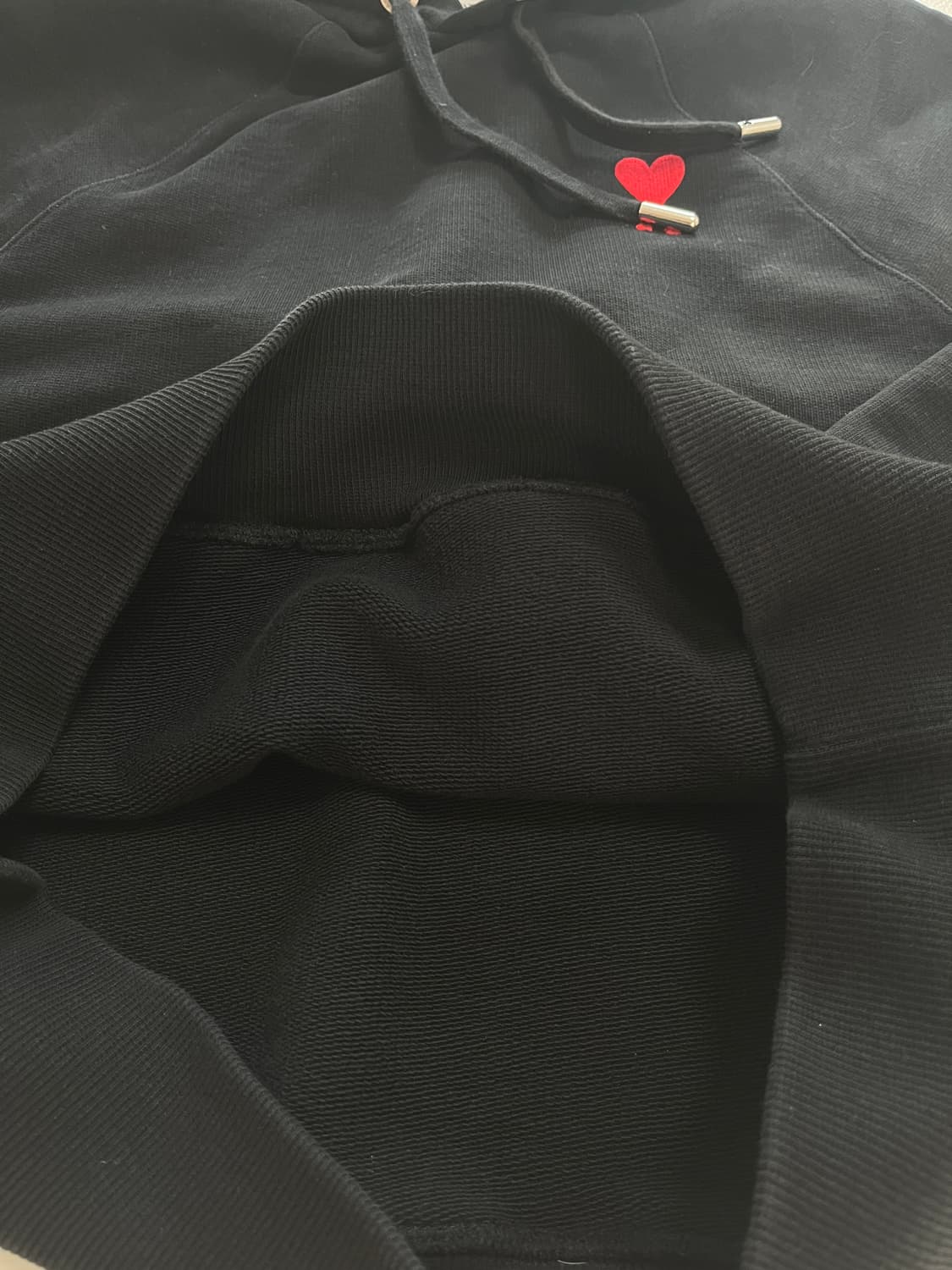 아미 스몰 하트 로고 후드티 상품이미지5