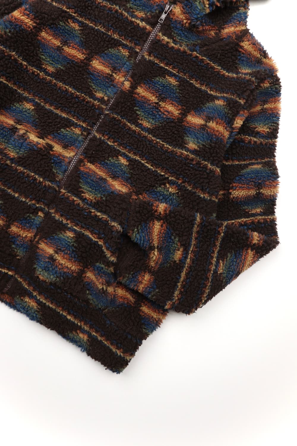 Beams heart 노르딕 패턴 보아 후리스 브라운(여성) 상품이미지2