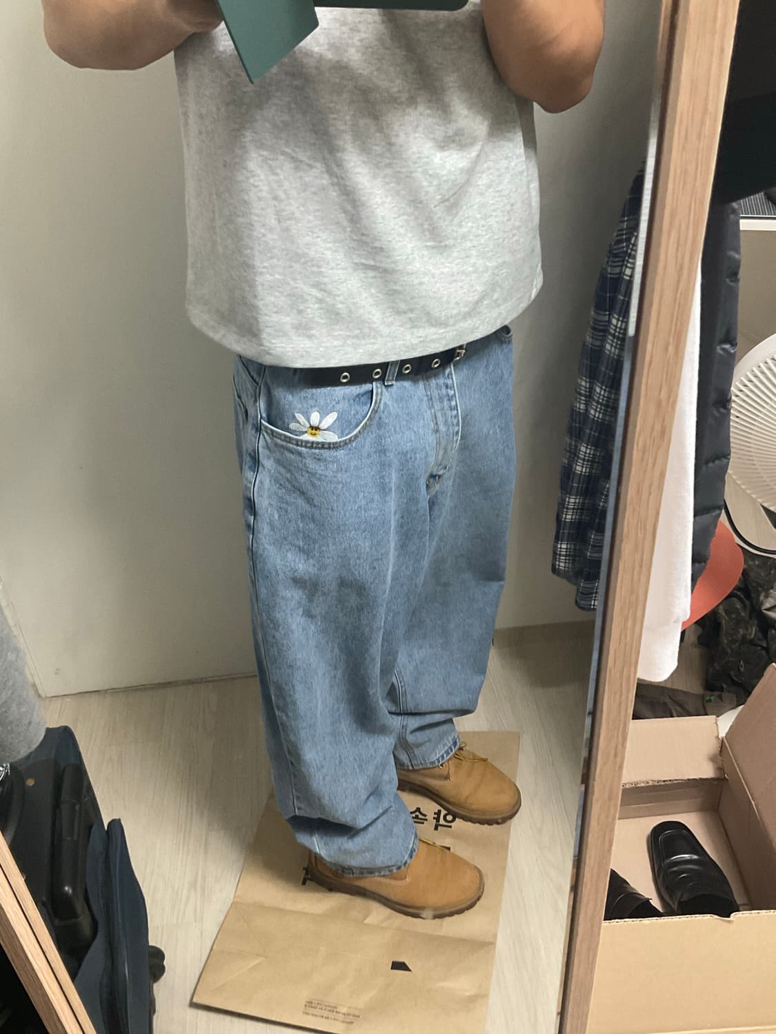 라브로스 Smart Daisy Baggy Jeans 상품이미지1