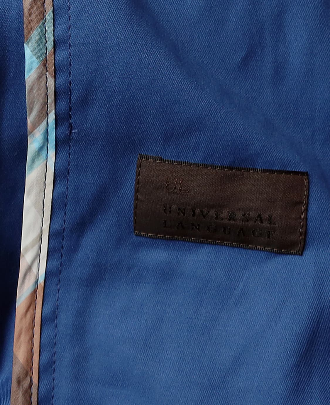 유니버셜 랭귀지 [Universal Language] 블루 코튼 자켓 상품이미지8