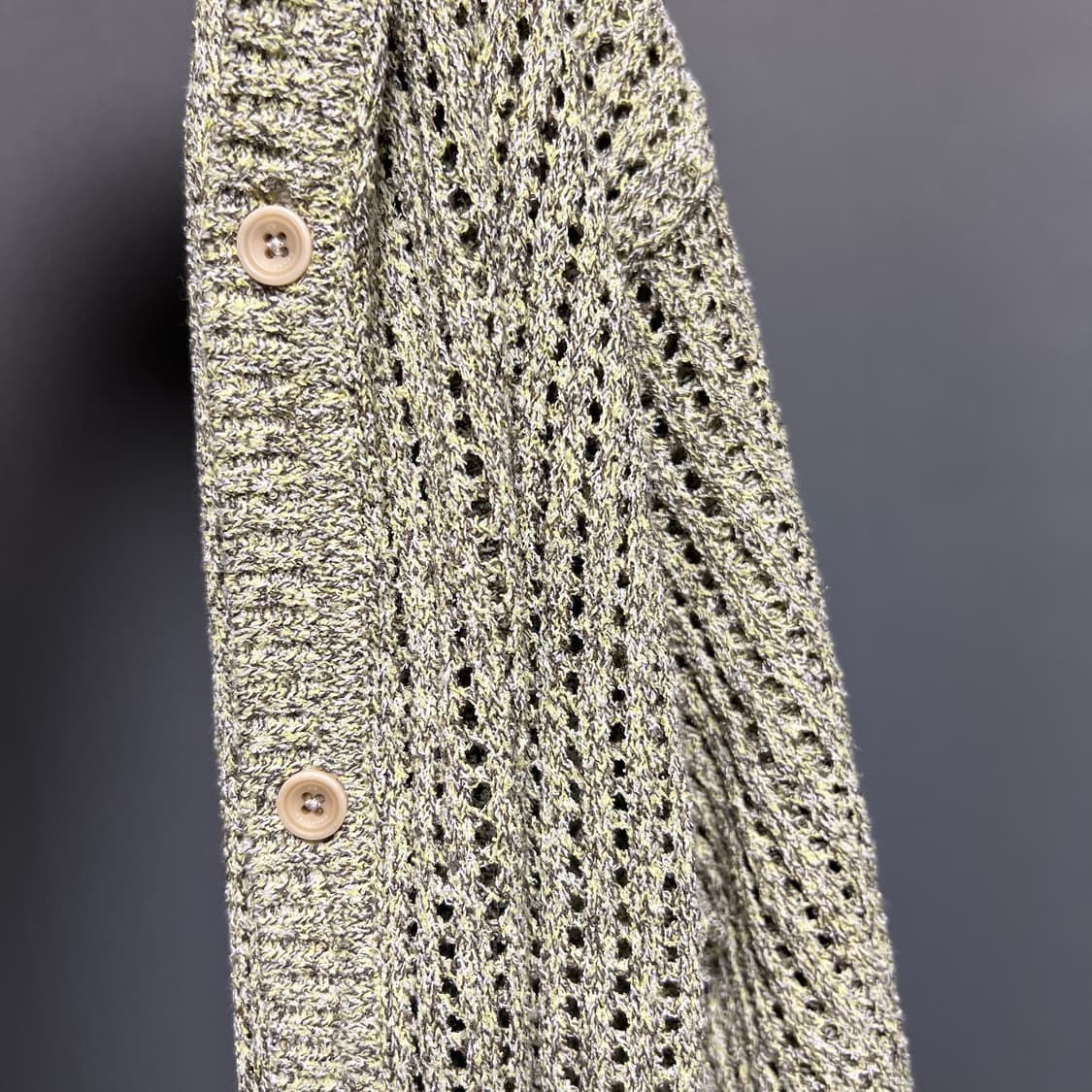 우마뭉 린넨 부클 크로셰 니트가디건 - 가든 M 상품이미지8