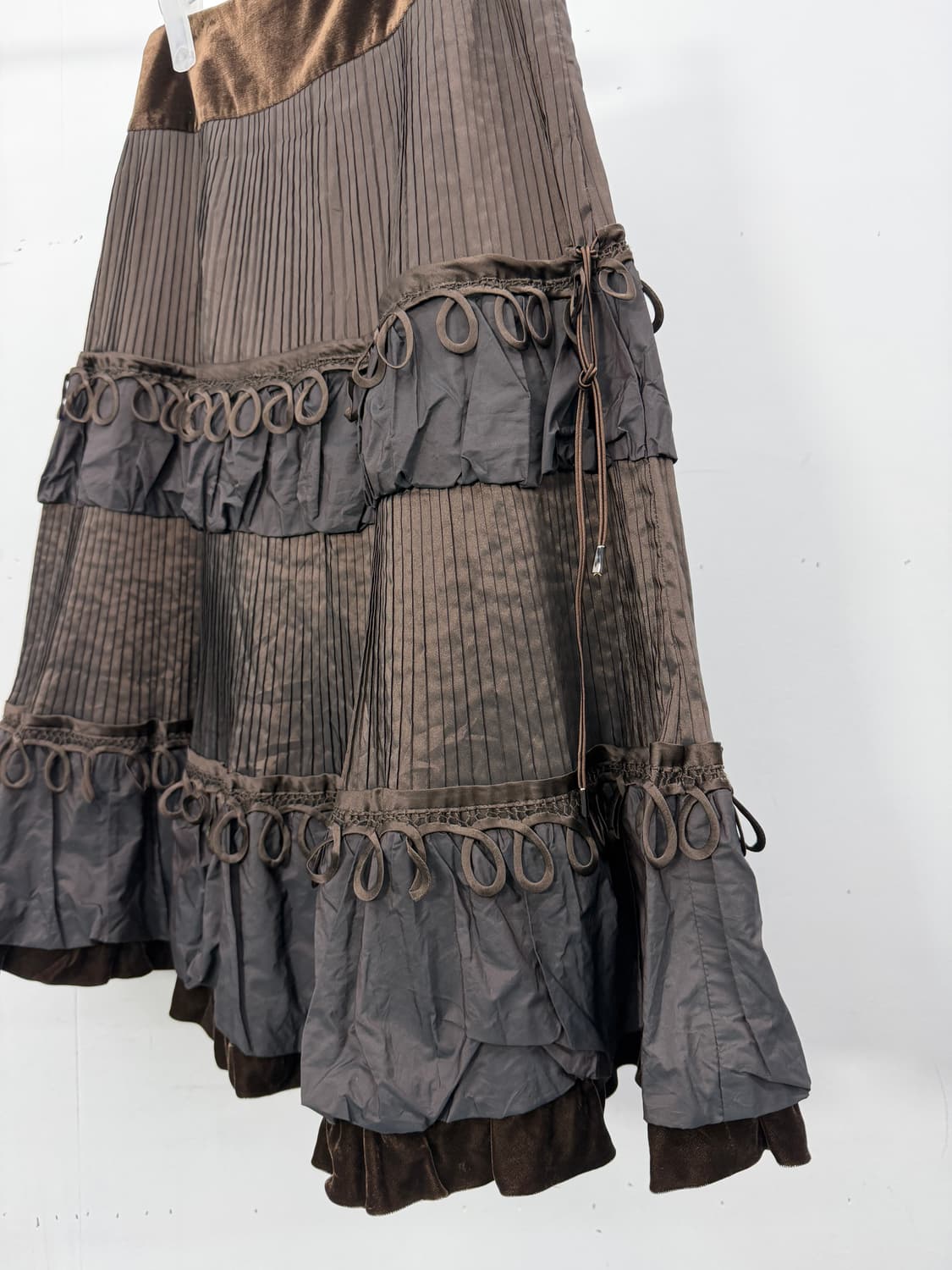 Hiroko Koshino Textured Ruffle Skirt 상품이미지7