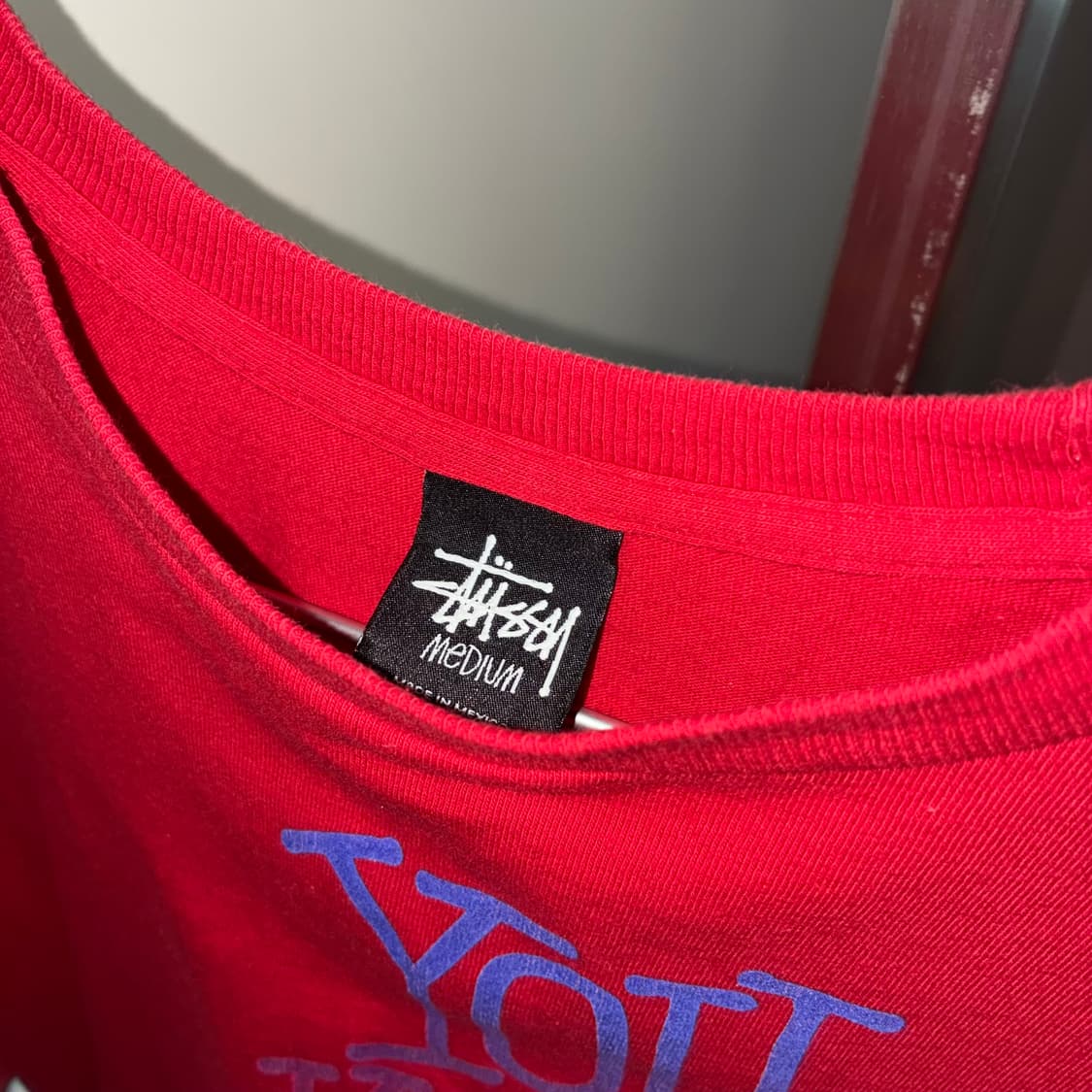 스투시 반팔 레드 상품이미지2