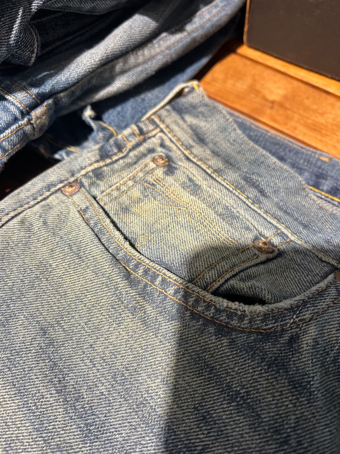 Rrl 메이드인USA 초기형 슬림핏 데님판매합니다. 상품이미지2