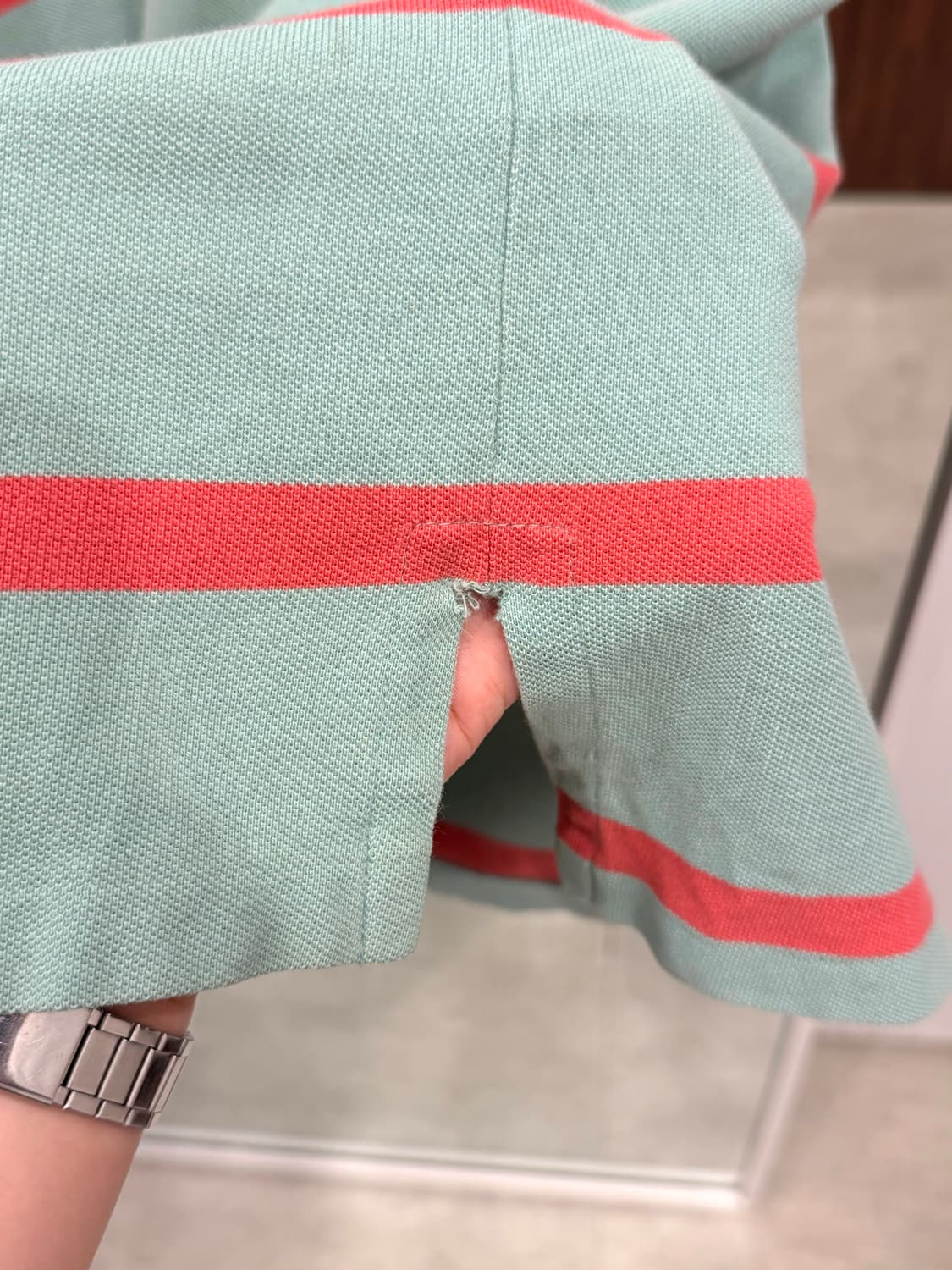 00s Polo RL 폴로 랄프로렌 스트라이프 pk 반팔 티셔츠 상품이미지7