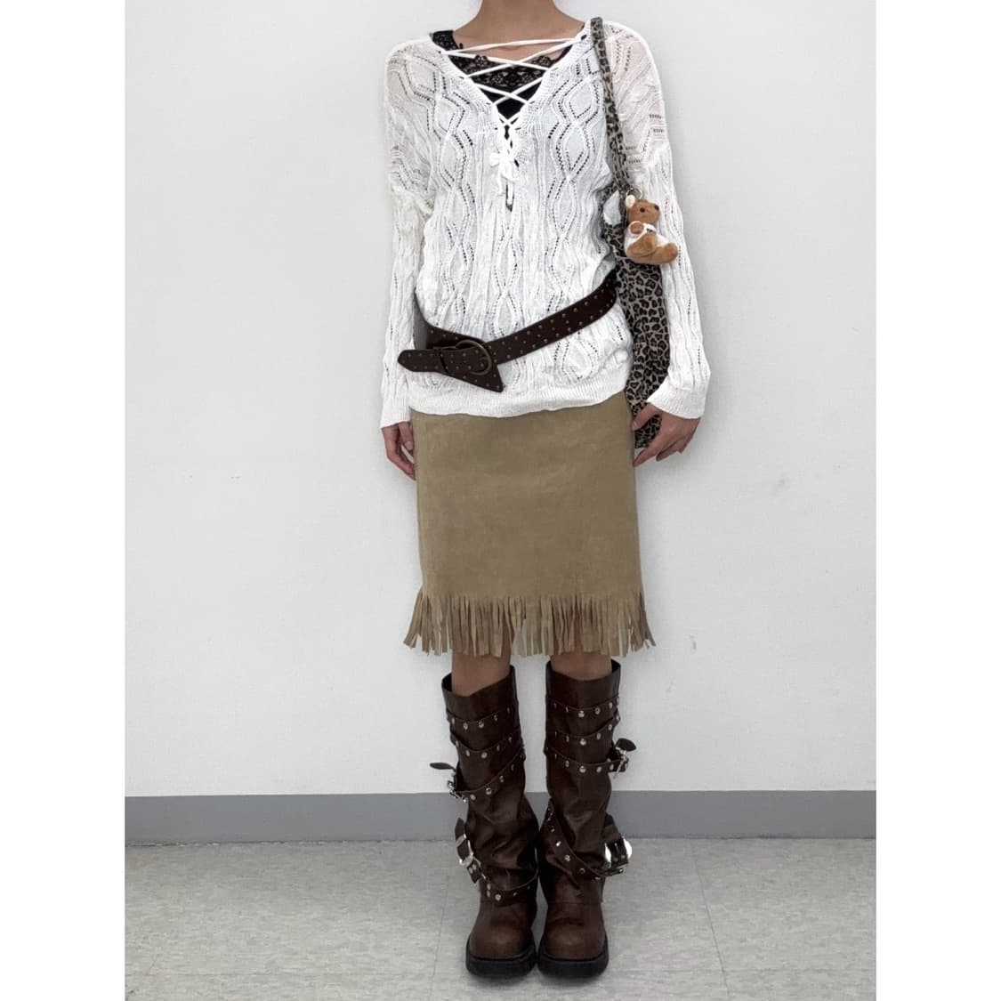 빈티지 그런지 히피 니트 상품이미지2