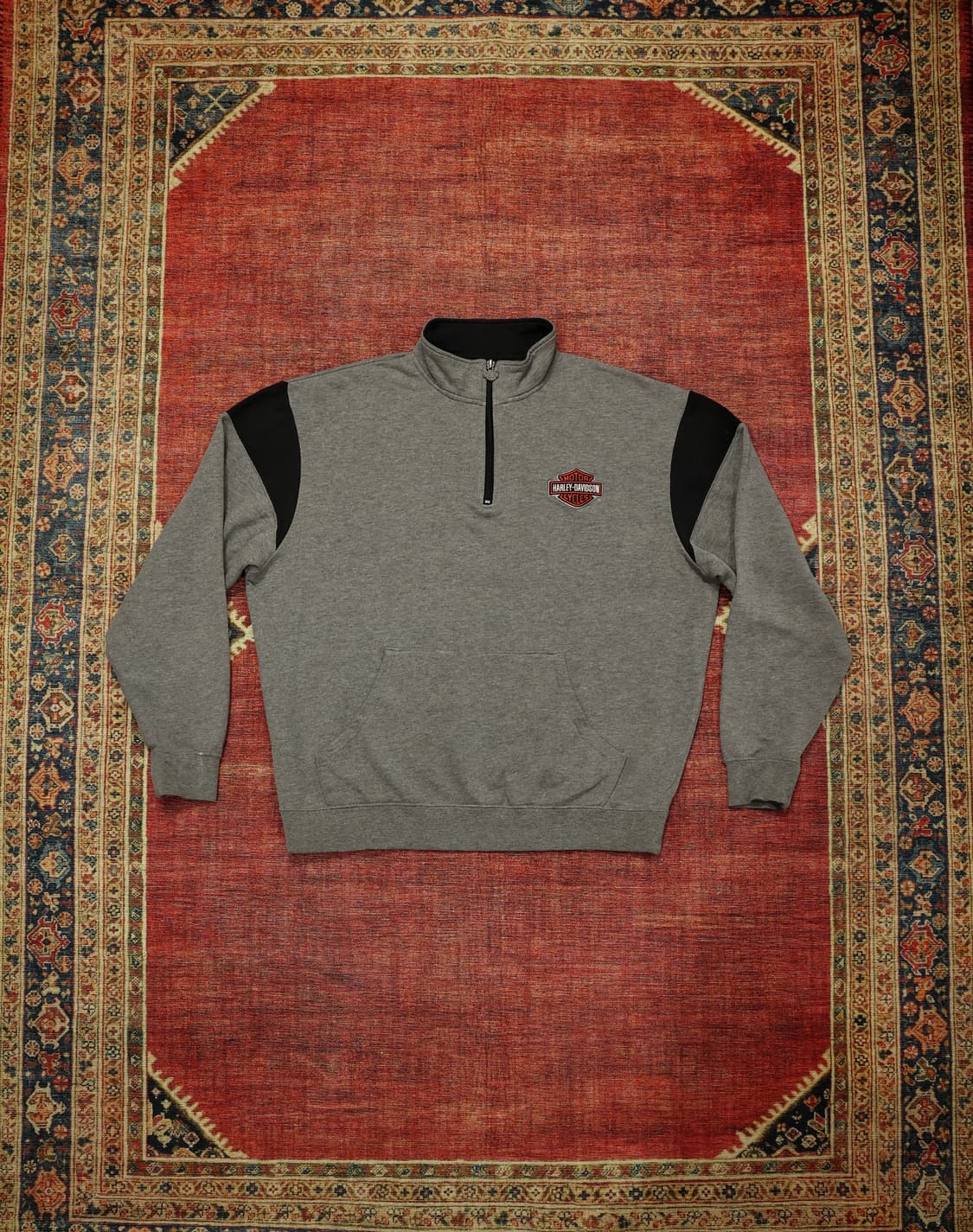 할리데이비슨 하프집업 스웻 판매 상품이미지1