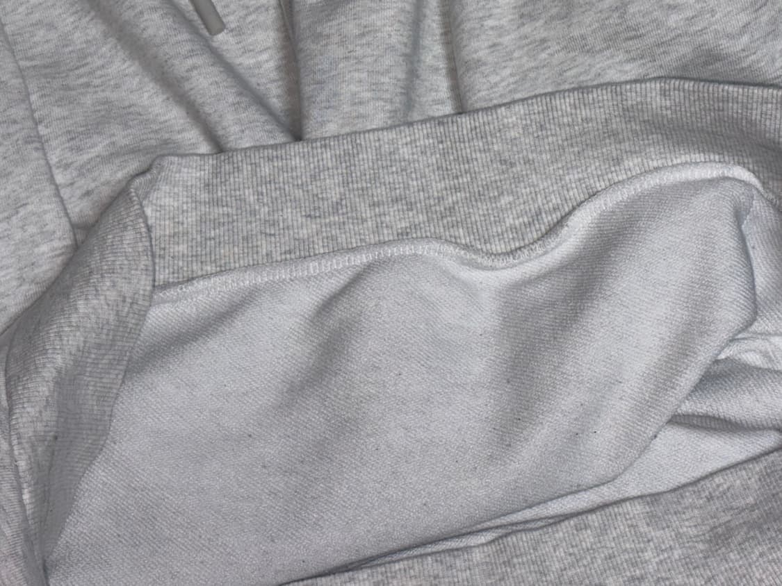 y2k 라코스테 멜란지 베이지 크루넥 기본 후드티 스웻셔츠 상품이미지4