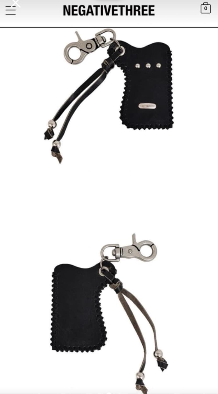(새상품) 네거티브쓰리 - Stud Cow Leather Pocket K 상품이미지2