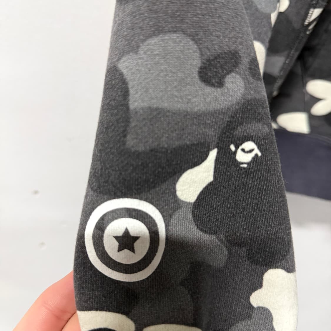 정품 베이프 시티카모 타이거 에이프 아수라 풀 집업 후디 상품이미지3