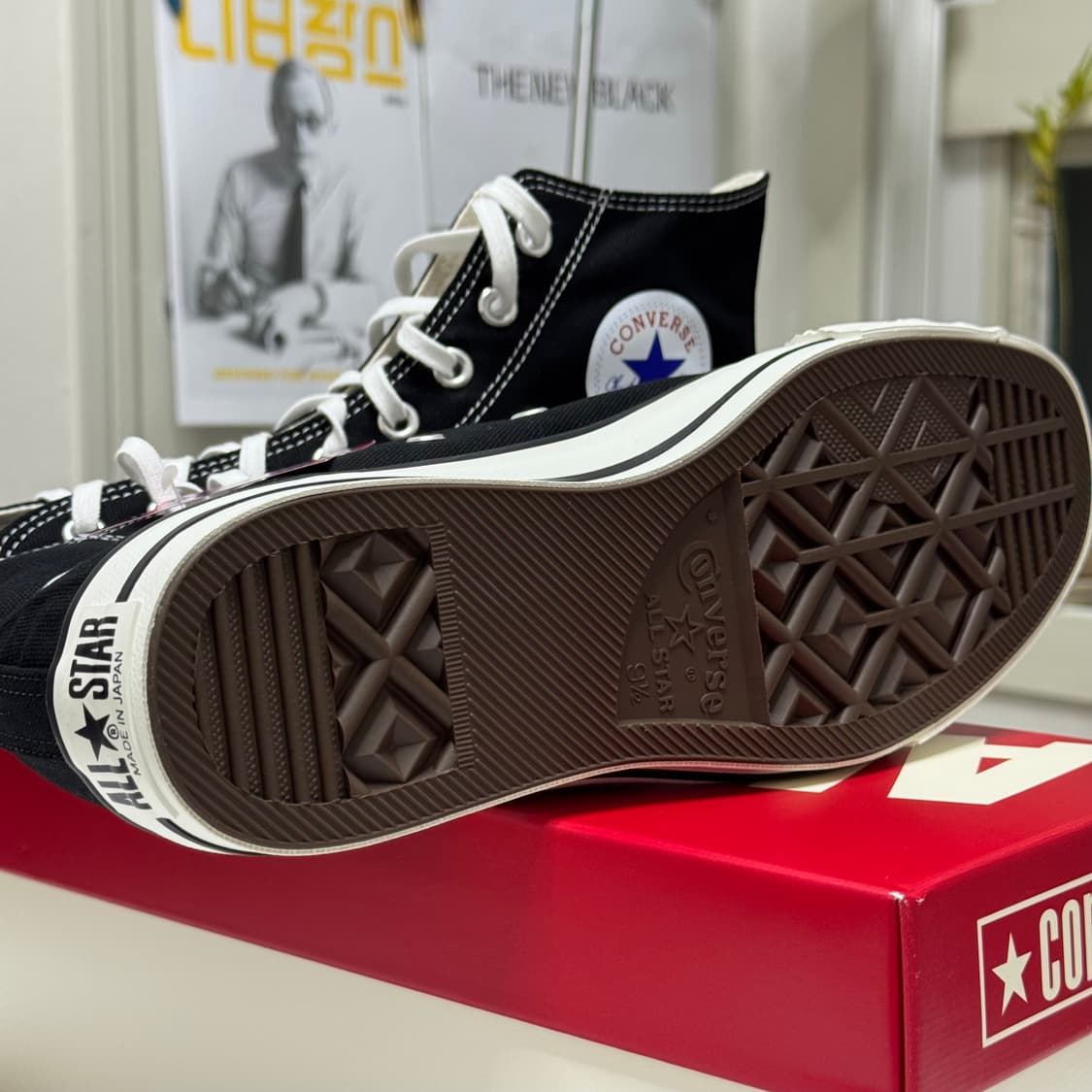 새상품 280) 컨버스 재팬 제이옥스 블랙 상품이미지4