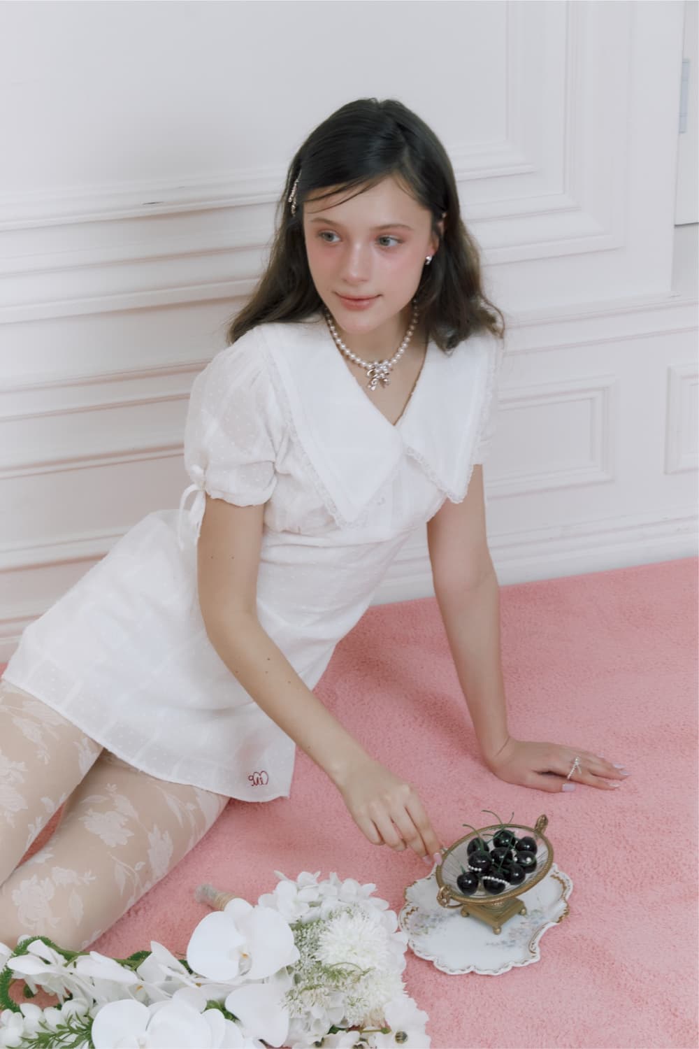 민네 에이프릴 리본 원피스 minnne april ribbon dress 상품이미지1