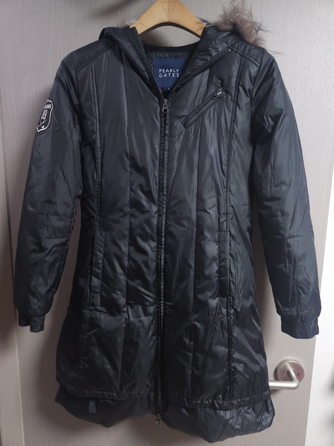 파리게이츠 골프 오리털 경량롱패딩, 0 SIZE 상품이미지1