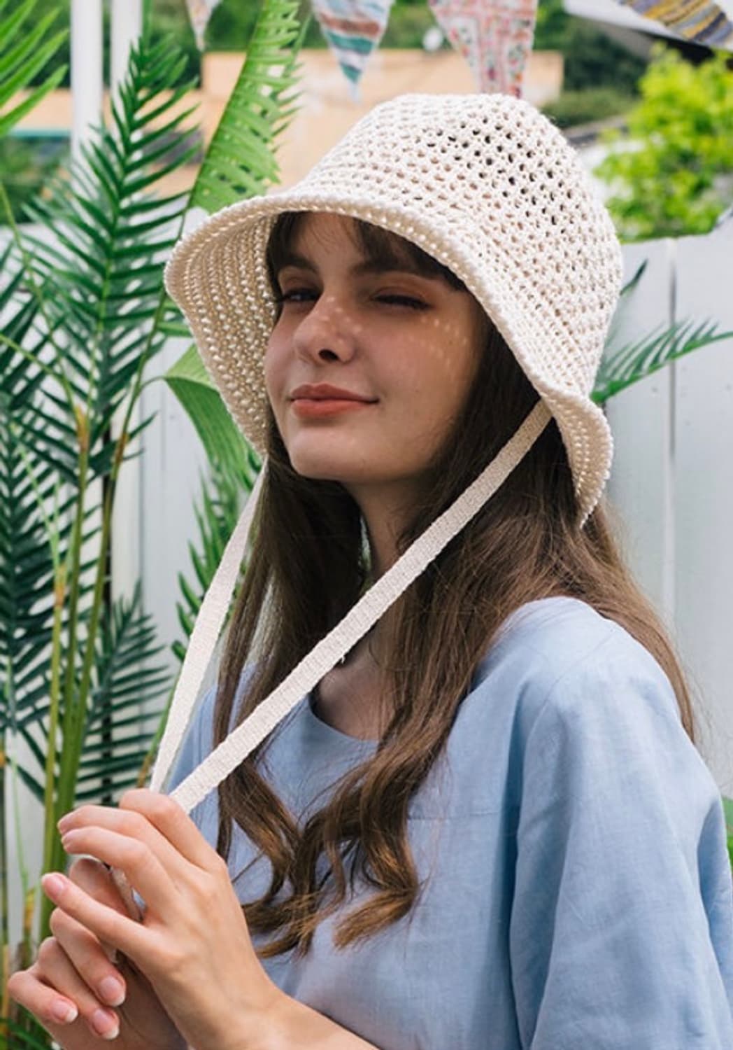 F) 새상품 마네스 Manes 오세르햇 버킷햇 아이보리 상품이미지6