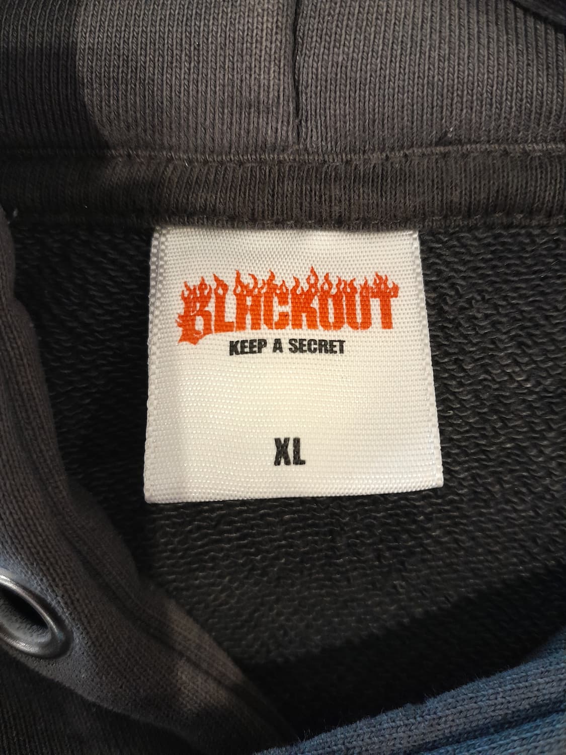 💥블랙아웃 빈티지 워싱 후디 (XL) 상품이미지4