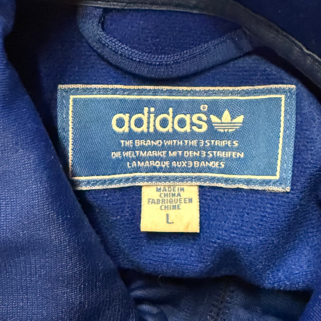 [정품/L] 아디다스 파이어버드 트랙탑 져지 블루 b17 상품이미지6