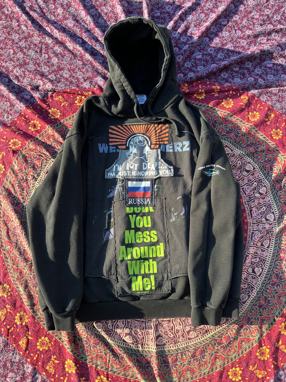 베트멍 러시안 패치 후드 m 상품이미지1