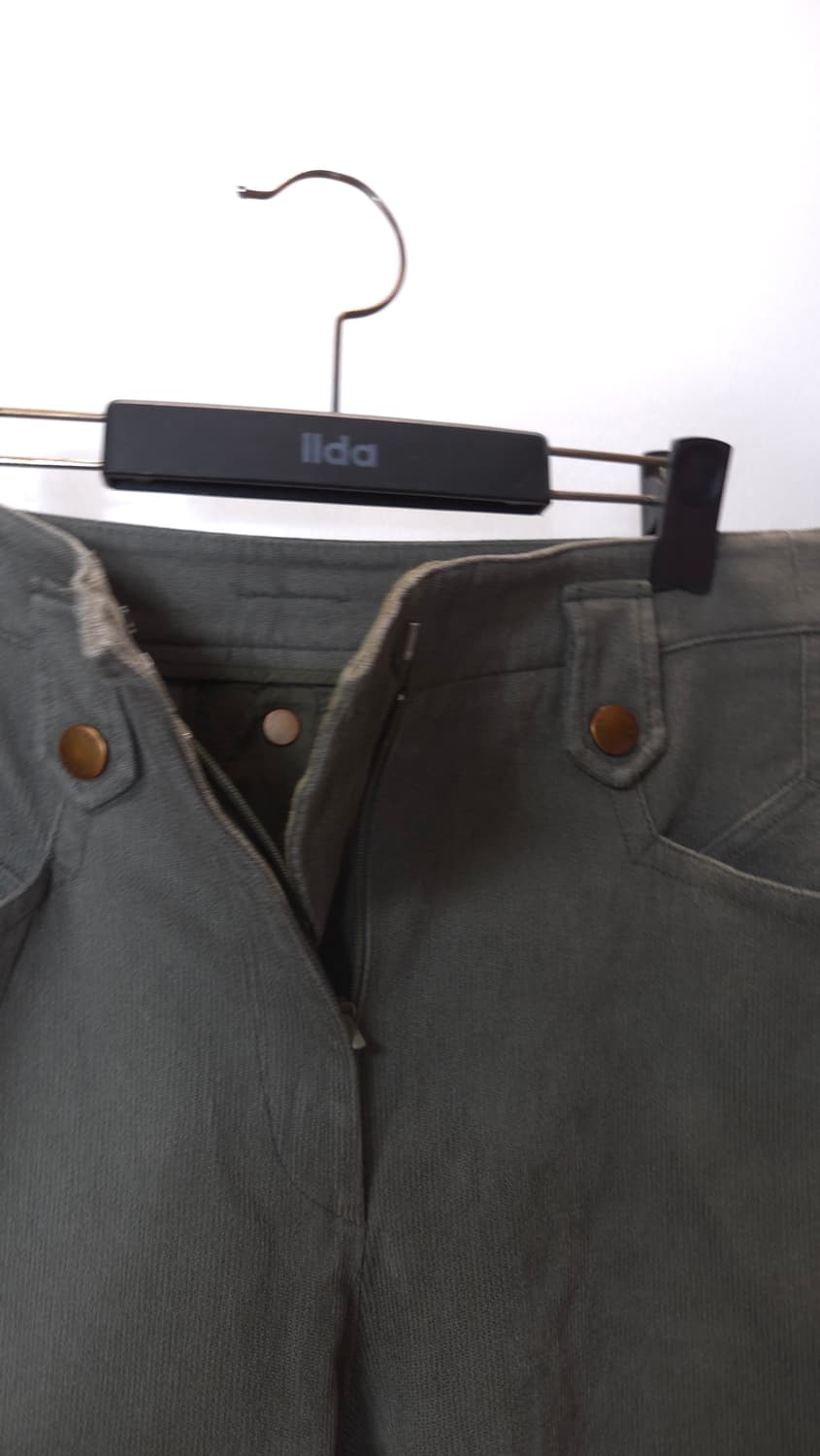 한섬 시스템 2021 코듀로이 세미와이드 골드 버튼 팬츠 67-98 상품이미지3