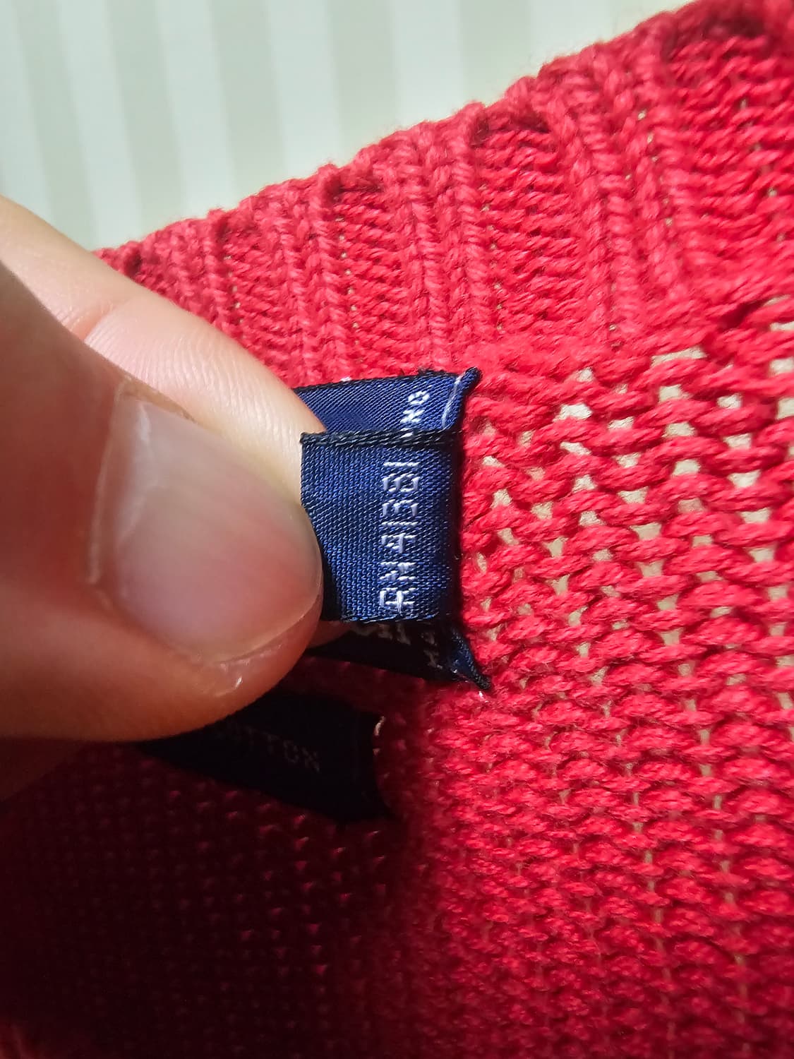 폴로 니트 코튼 여성 S 상품이미지9