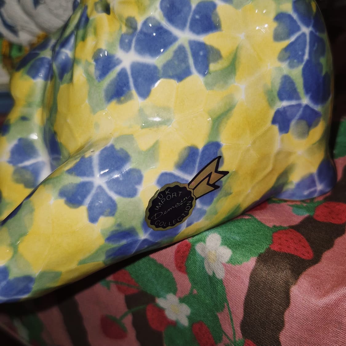 80s 영국 파크로즈 플로랄 테디베어 피겨린 상품이미지7