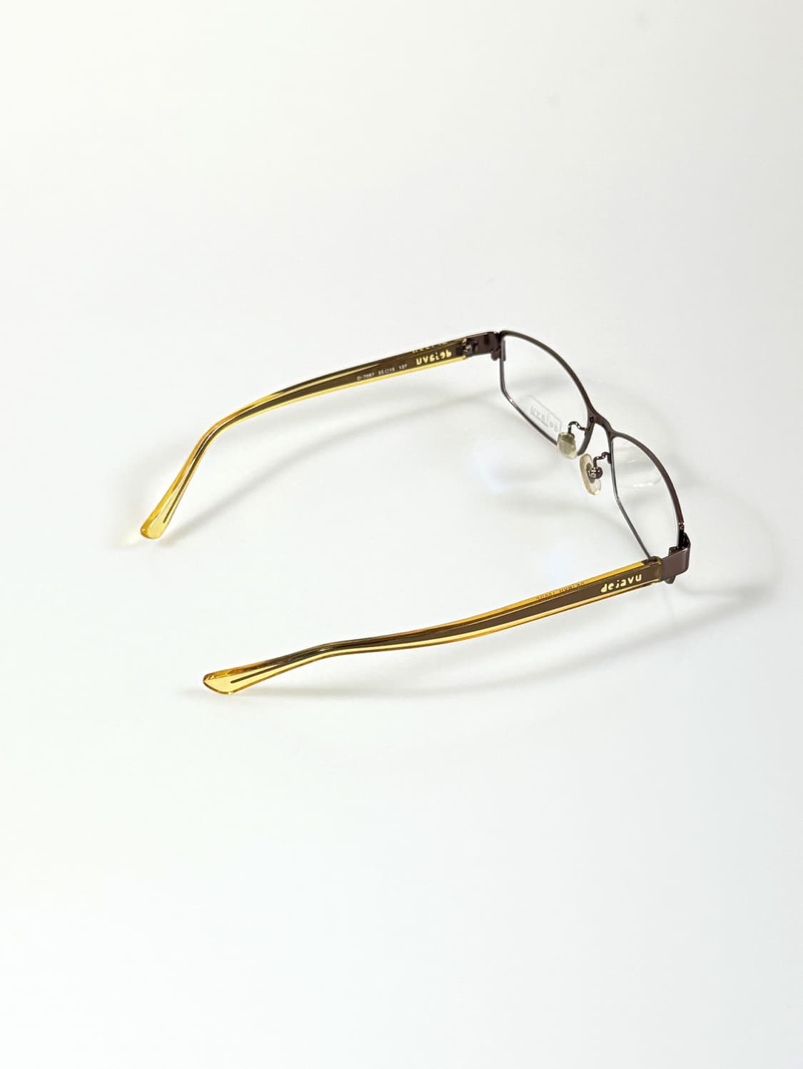 DEJAVU 슬림 스퀘어 메탈 프레임 빈티지 안경 상품이미지4