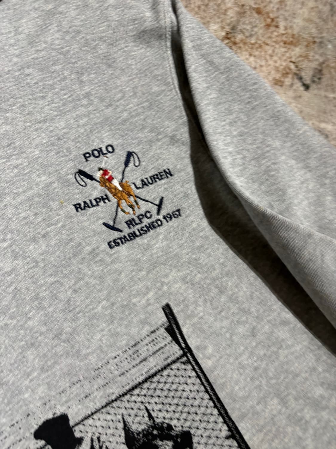 폴로 랄프로렌 빈티지 커스텀 후디 상품이미지3