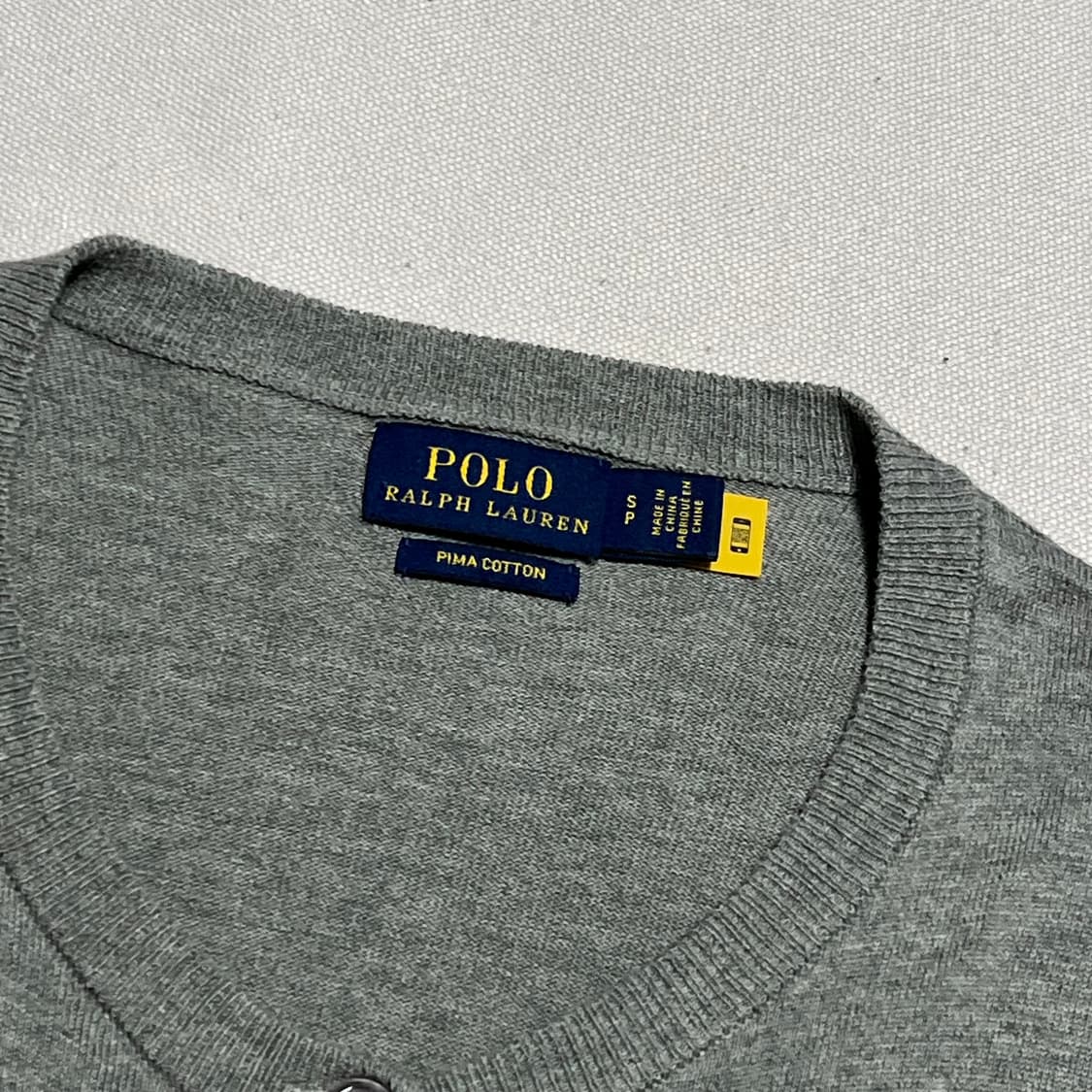 S 폴로랄프로렌 여성용 코튼 라운드넥 가디건 상품이미지4