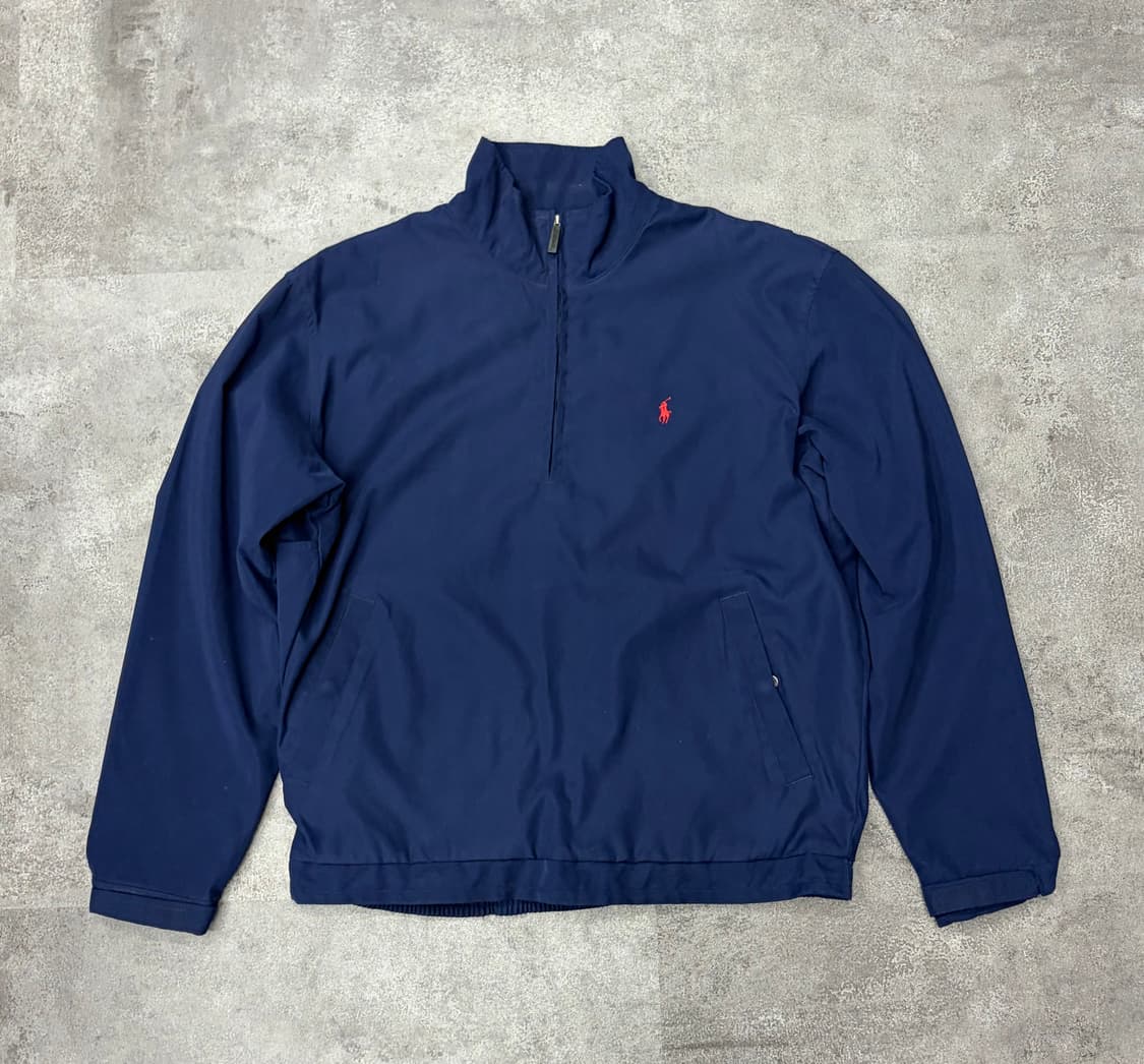 폴로 랄프로렌 네이비 바람막이 하프집업 상품이미지1