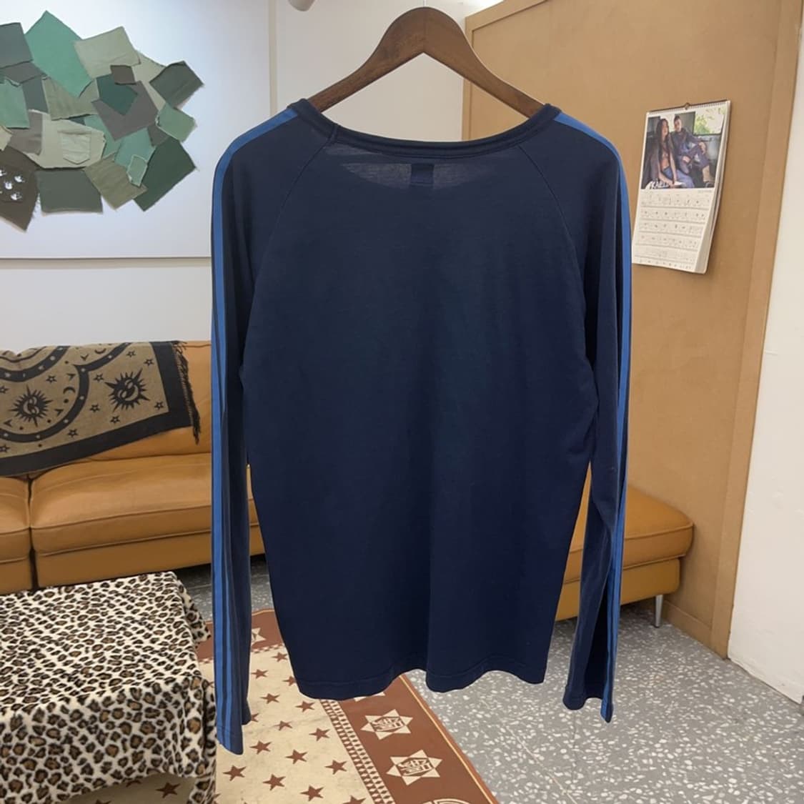 아디다스 스타디움 오리지널 블루 삼선 롱슬리브 100 C09588 상품이미지4