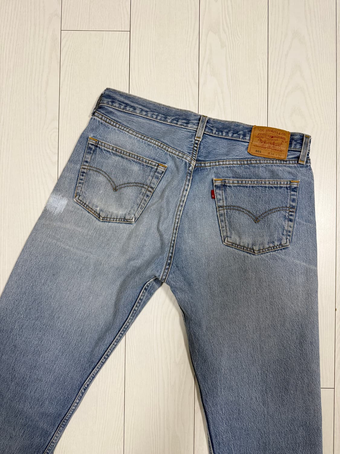 00s USA 빈티지 리바이스 501 데님팬츠 상품이미지2